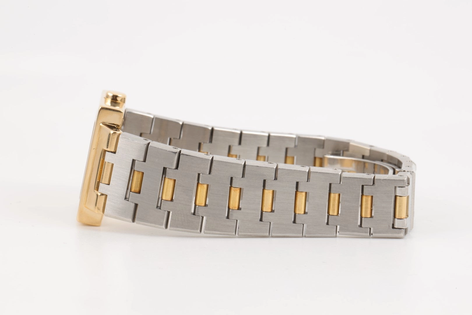 Bvlgari Quadrato SQ 22 G Steel & 18K Yellow Gold 22mm Ladies Watch