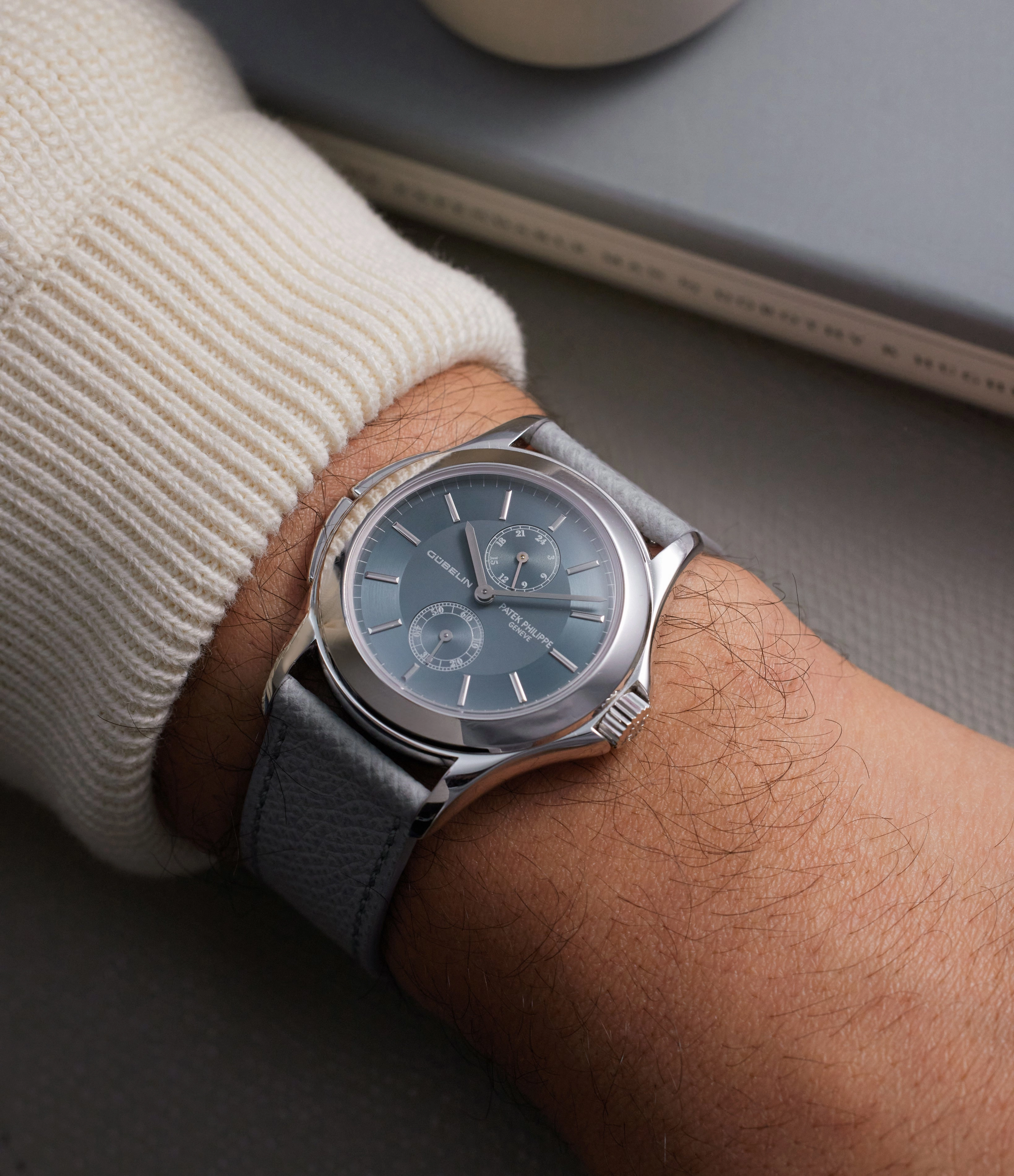 Calatrava Travel Time, Gbelin 150th Anniversary | 5134G | White Gold