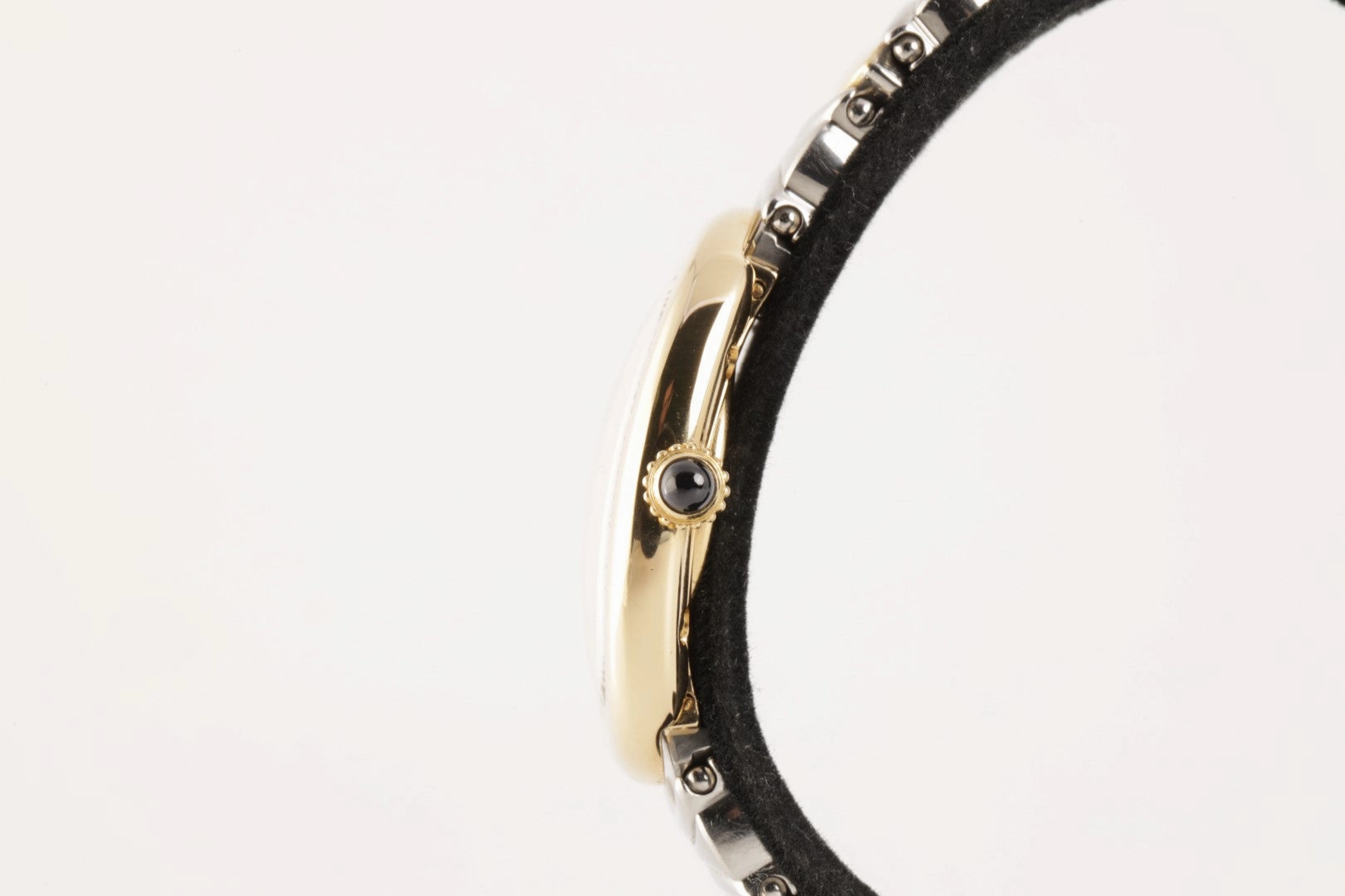 Cartier Baignoire 8057 Stainless Steel & 18k Yellow Gold 23mm Ladies Watch