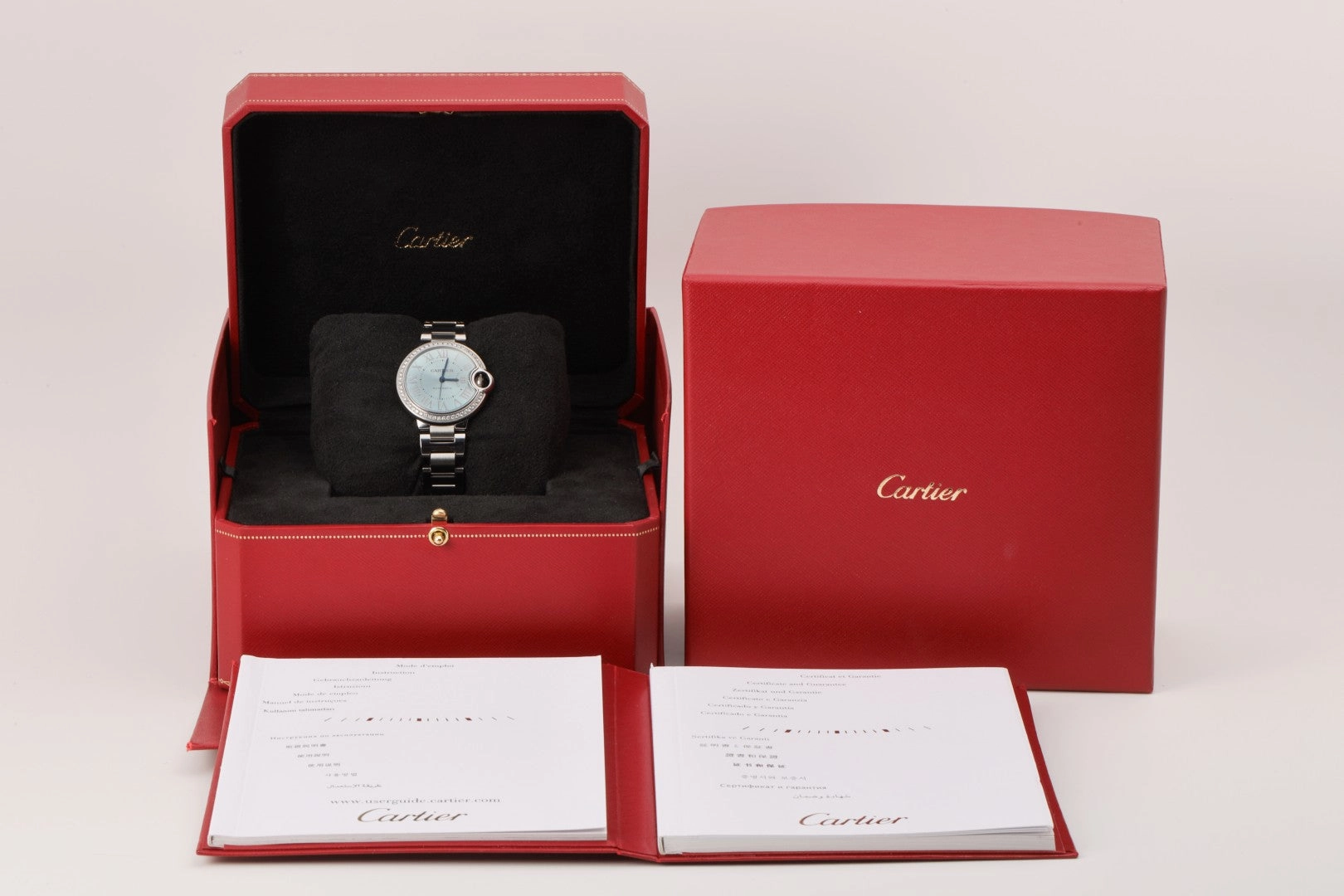 Cartier Ballon Bleu 4373 W4bb0028 Stainless Steel 33mm Watch