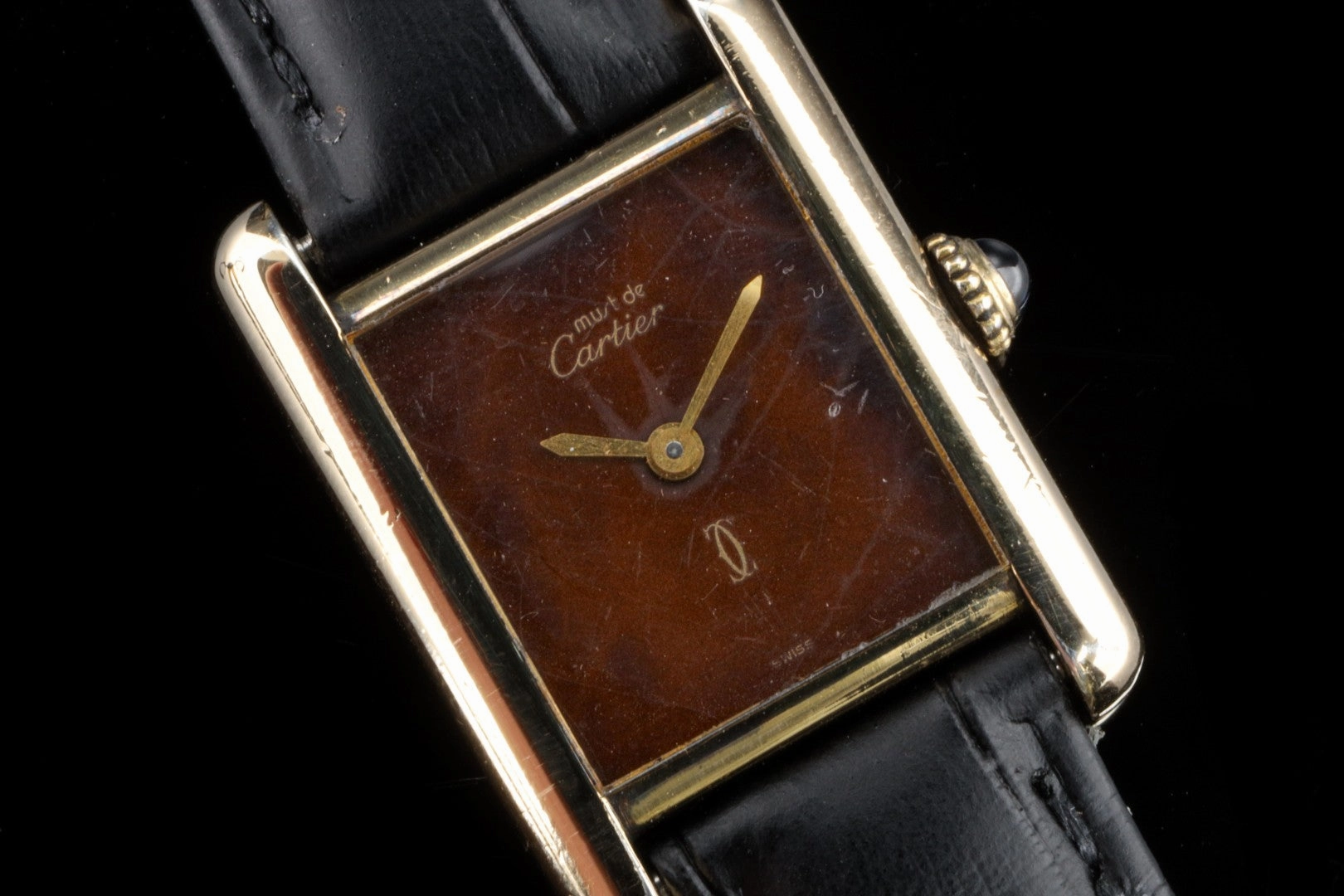 Cartier Must De Tank Vermeil 20mm Watch
