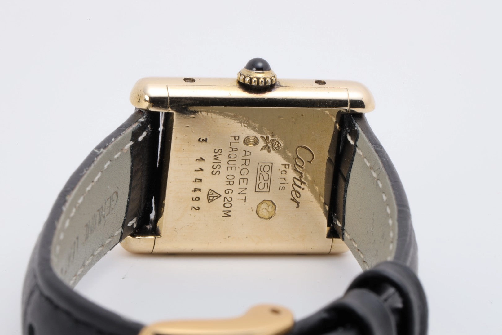 Cartier Must De Tank Vermeil 20mm Watch