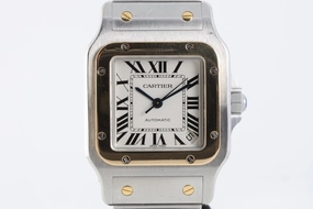 Cartier Santos 2823 Stainless Steel & 18K Yellow Gold 32mm Men's Watch