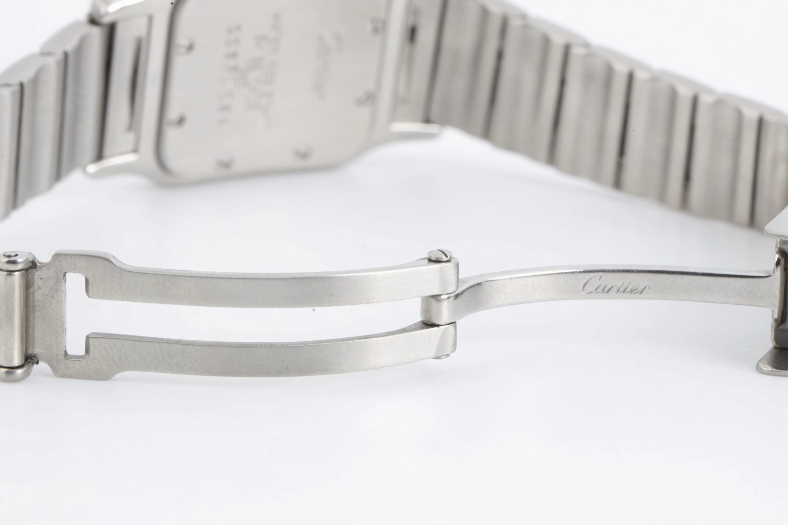 Cartier Santos Galbee 1565 Stainless Steel 24mm Ladies Watch