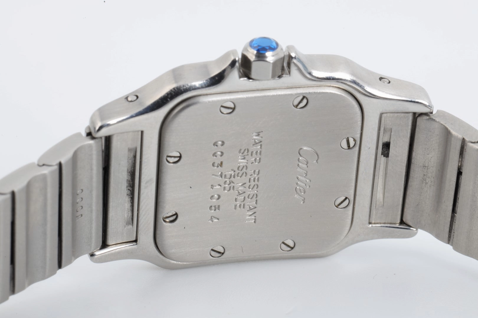Cartier Santos Galbee 1565 Stainless Steel 24mm Ladies Watch