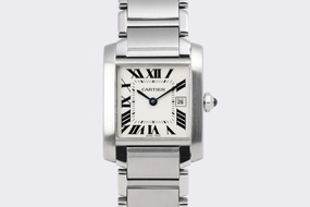 Cartier Tank Francaise 2465 Stainless Steel 25mm Watch
