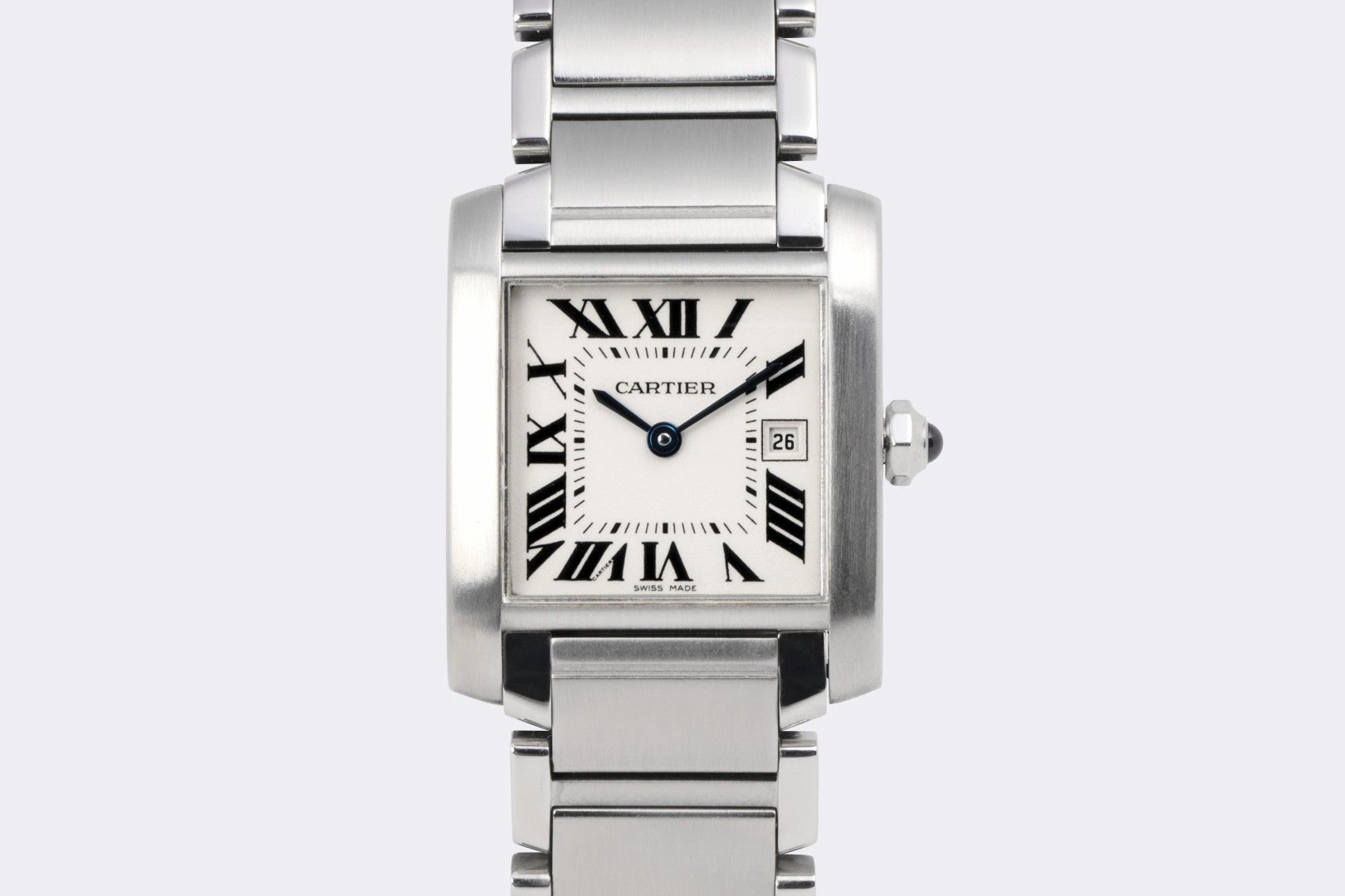 Cartier Tank Francaise 2465 Stainless Steel 25mm Watch