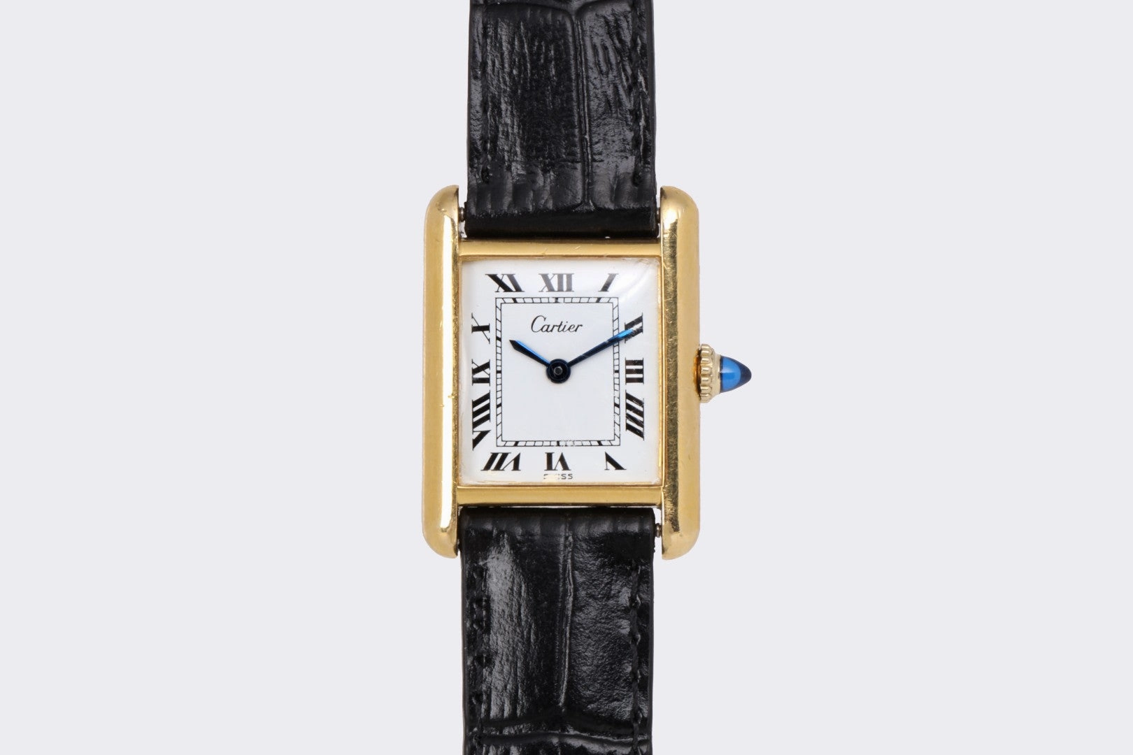 Cartier Tank "PRE MUST" 25705 Yellow Gold Plated 20mm Watch