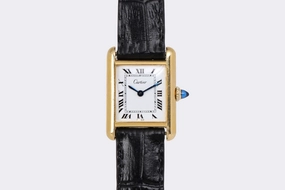 Cartier Tank "PRE MUST" 25705 Yellow Gold Plated 20mm Watch