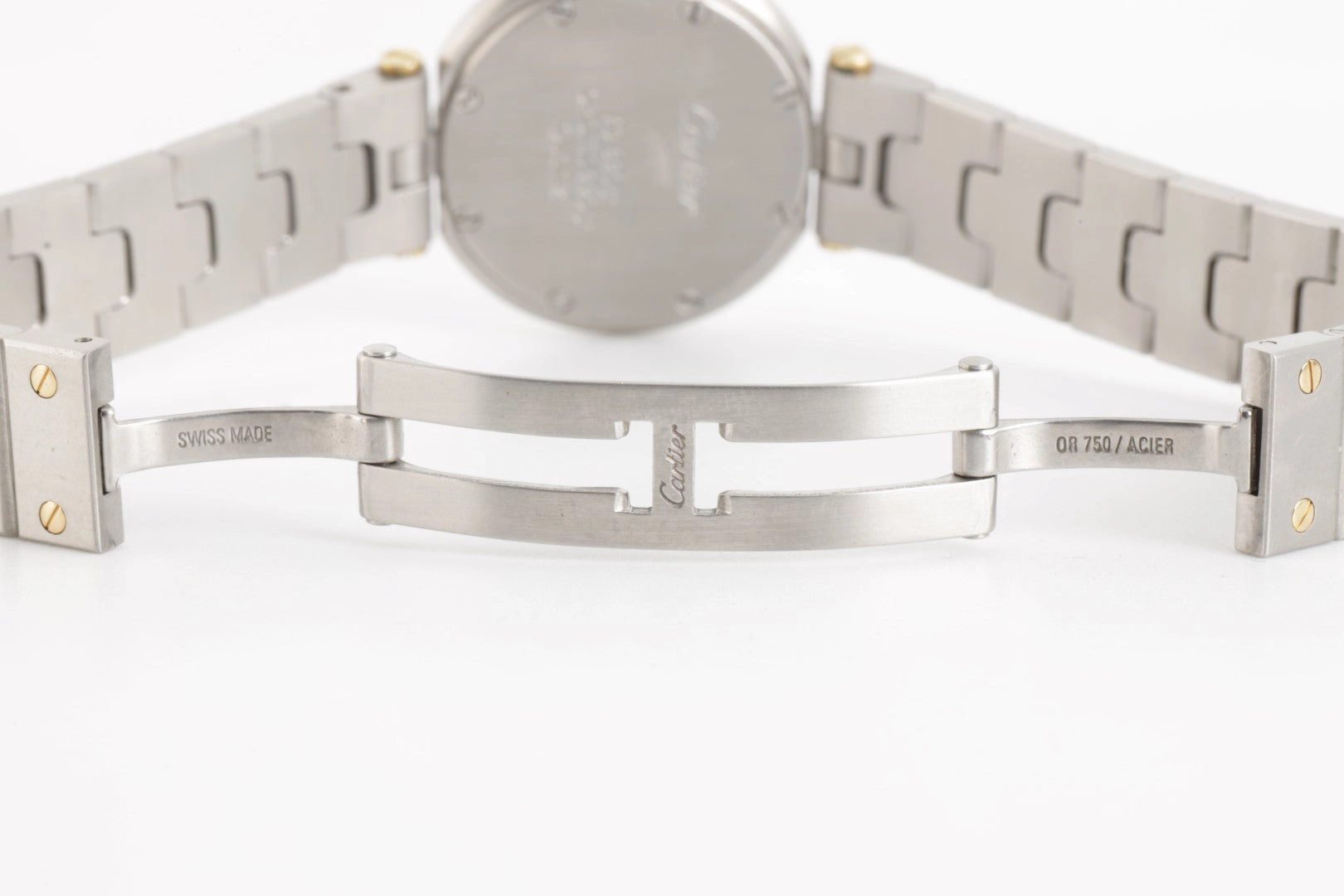 Cartier Vendome 8191 Stainless Steel & 18k Yellow Gold 26mm Ladies Watch