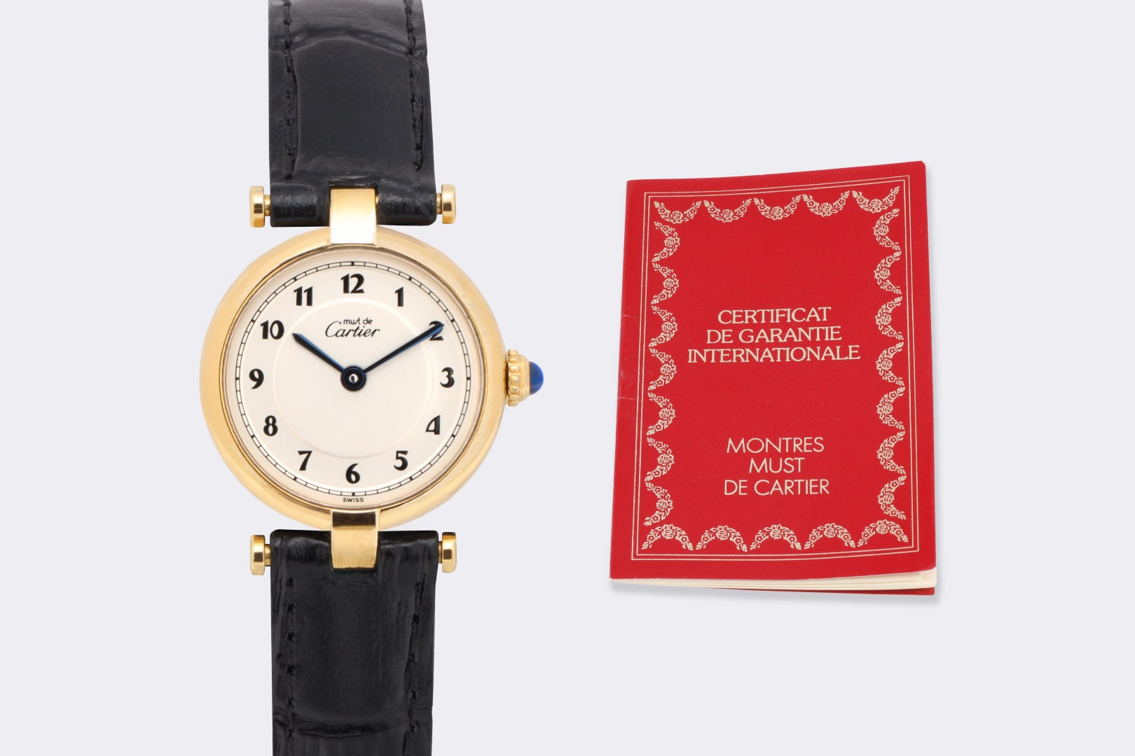 Cartier Vendome Vermeil 590004 24mm Watch