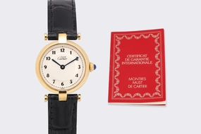 Cartier Vendome Vermeil 590004 24mm Watch