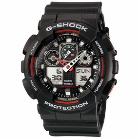 Casio G-Shock Mens 200m Standard - GA-100-1A4DR