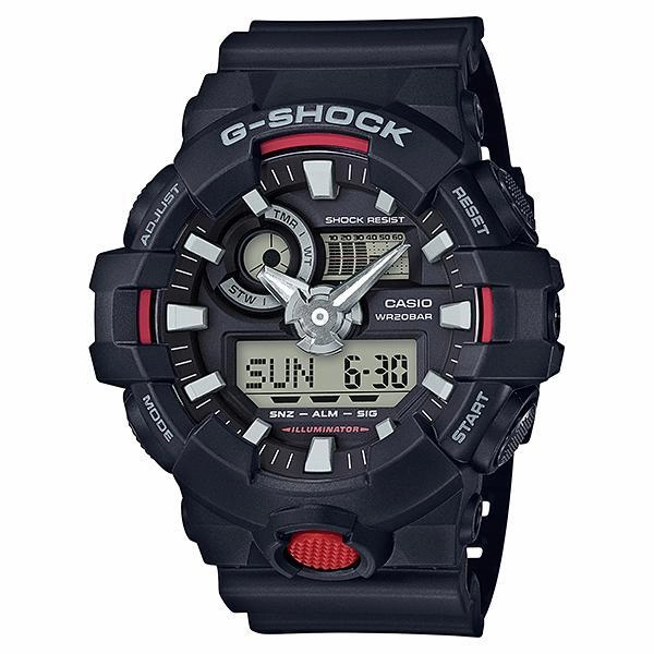 Casio G-Shock Mens 200m Standard - GA-700-1ADR
