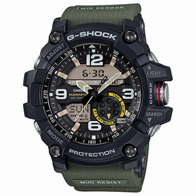 CASIO G-SHOCK MENS 200M TWIN SENSOR MUDMASTER - GG-1000-1A3DR
