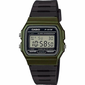 CASIO RETRO MENS WR - F-91WM-3ADF