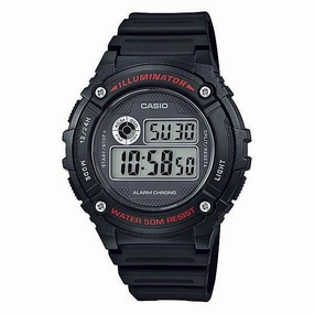 CASIO STANDARD COLLECTION MENS 50M - W-216H-1AVDF