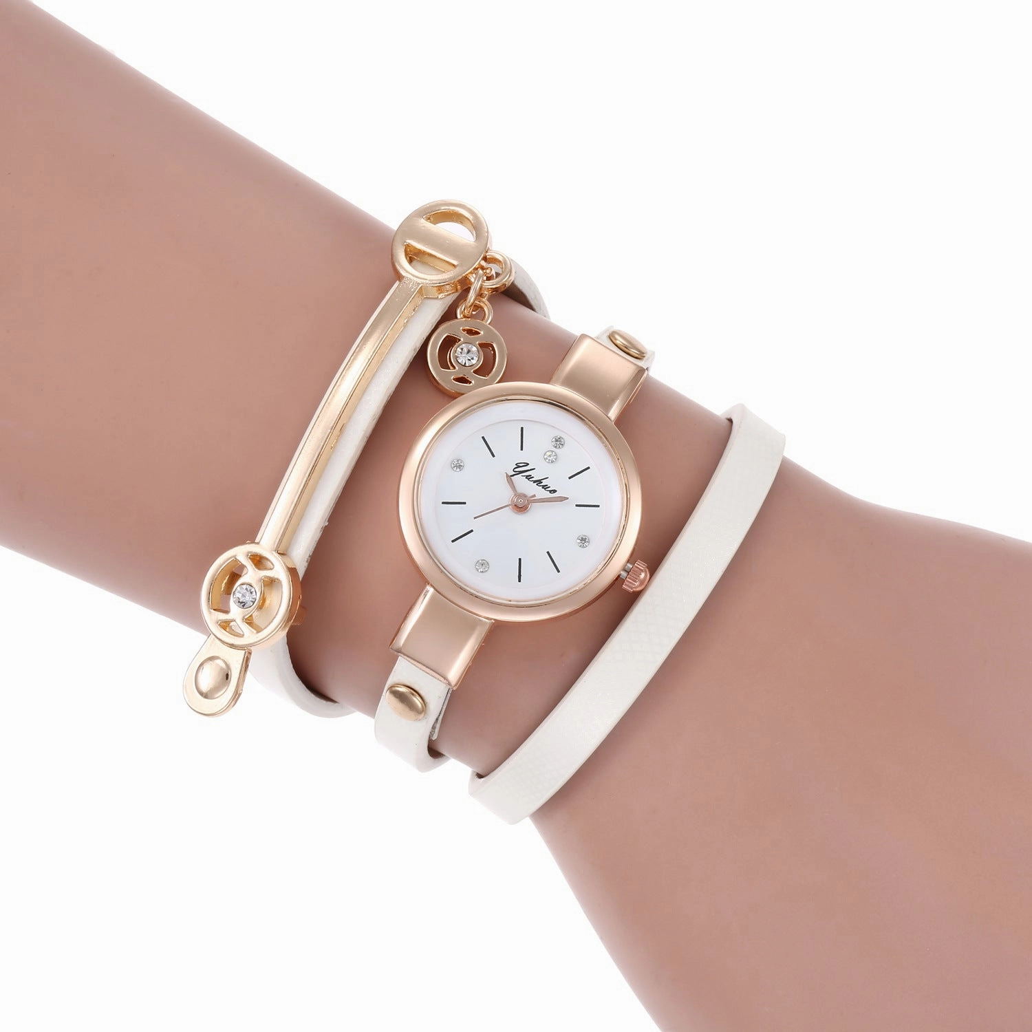 Casual Woven Quartz Women's Watch