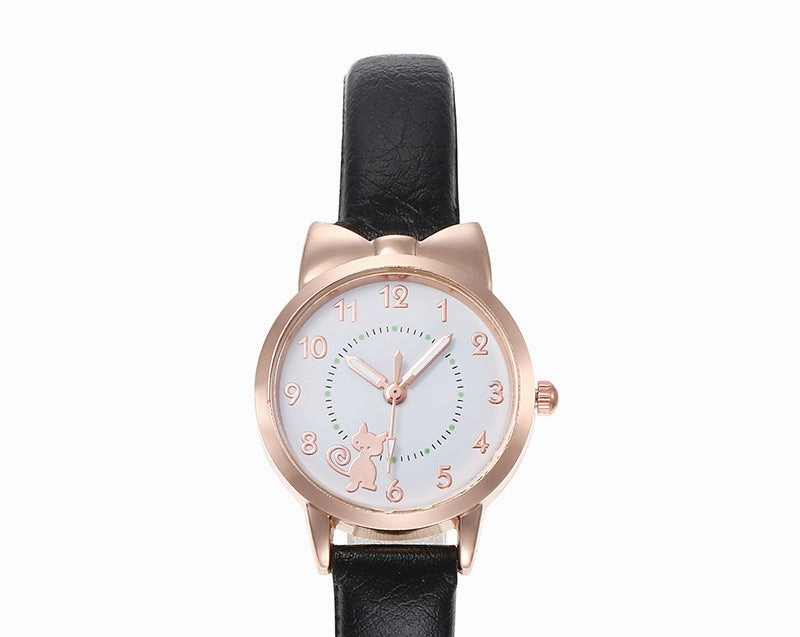 Children's Watch Girl Leather Bow Digital