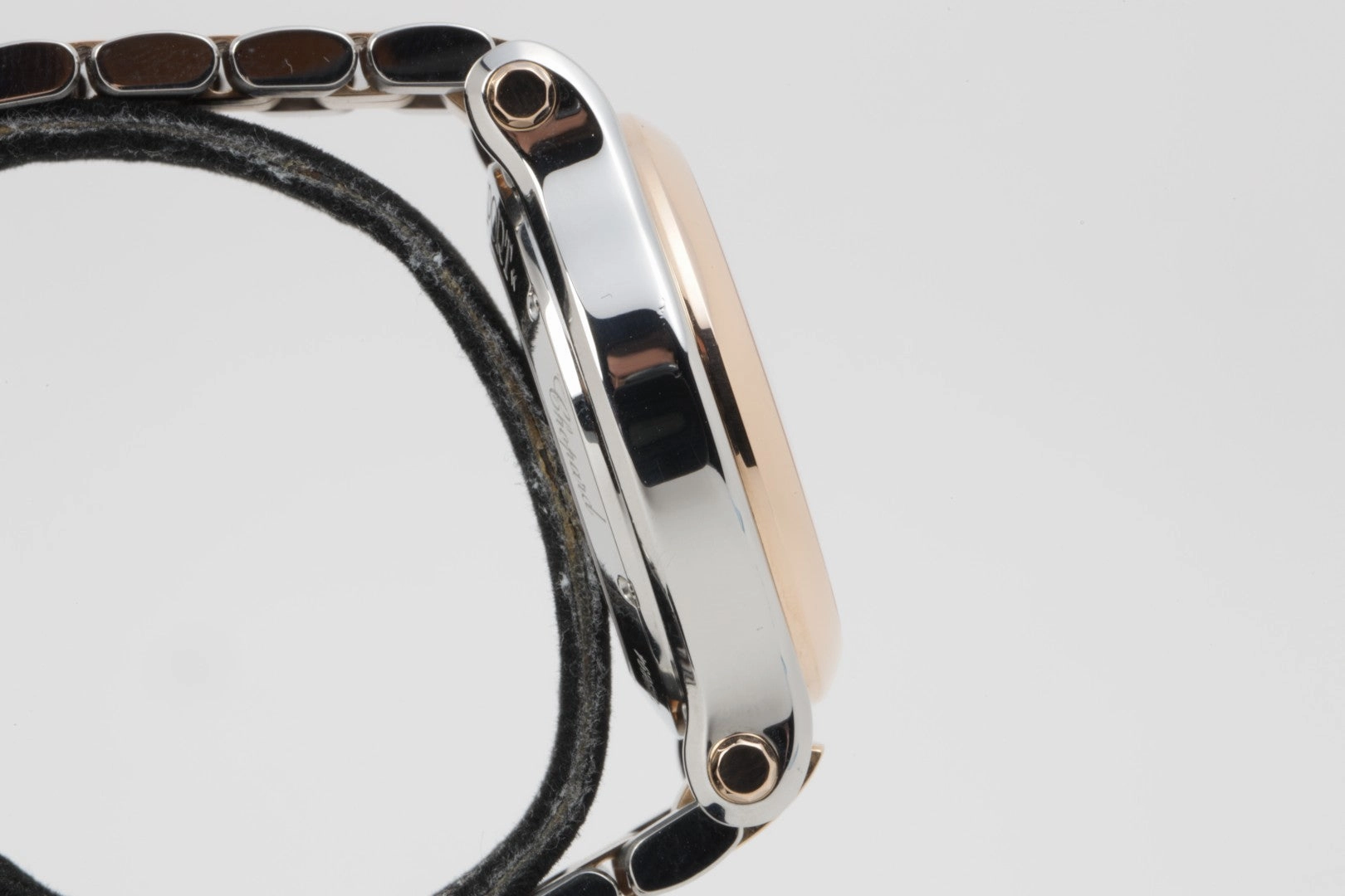 Chopard Happy Sport 278559-6002 Stainless Steel & 18k Rose Gold 36mm Watch