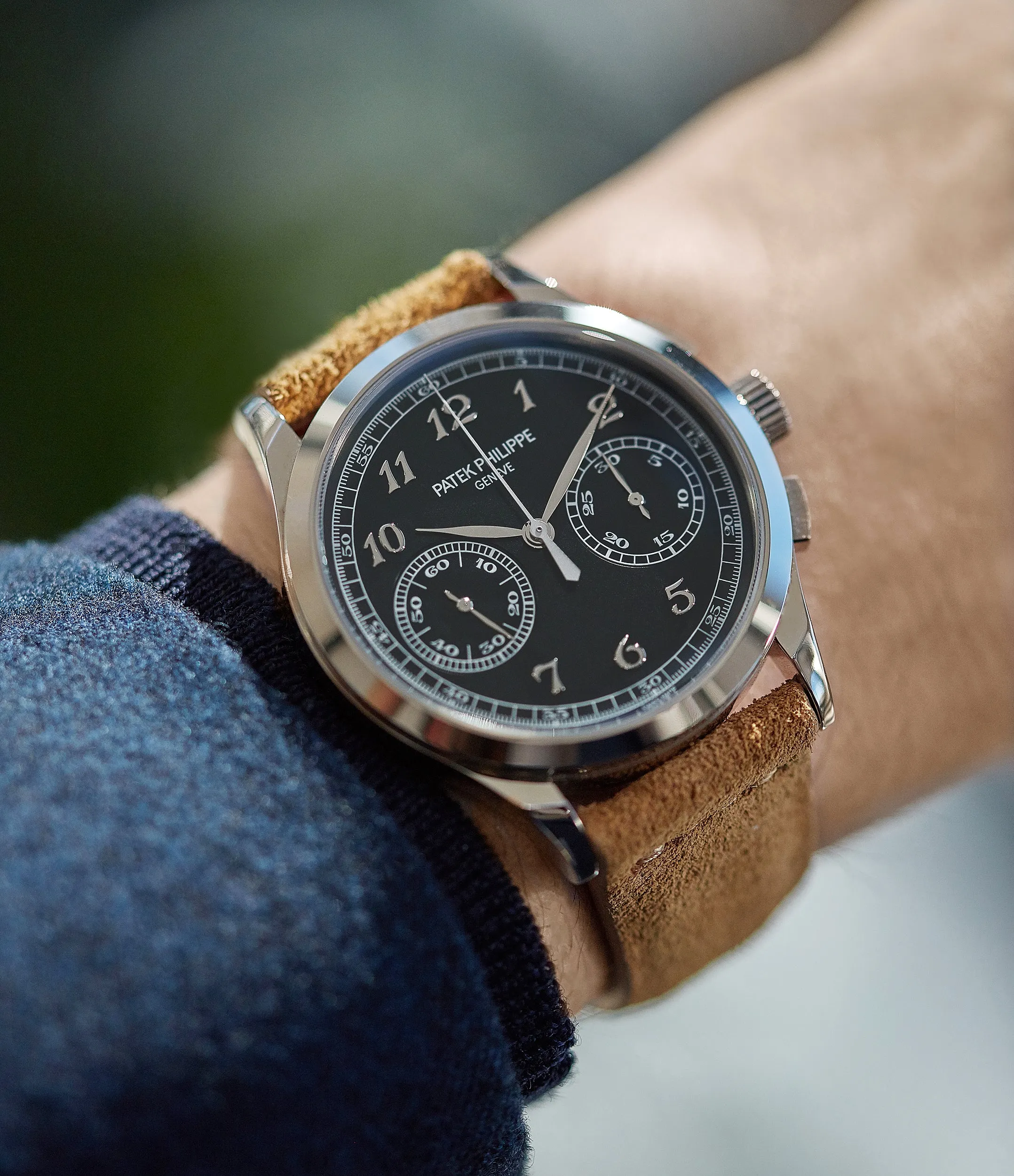 Chronograph 5170G-010 | Black Dial | Grey Gold