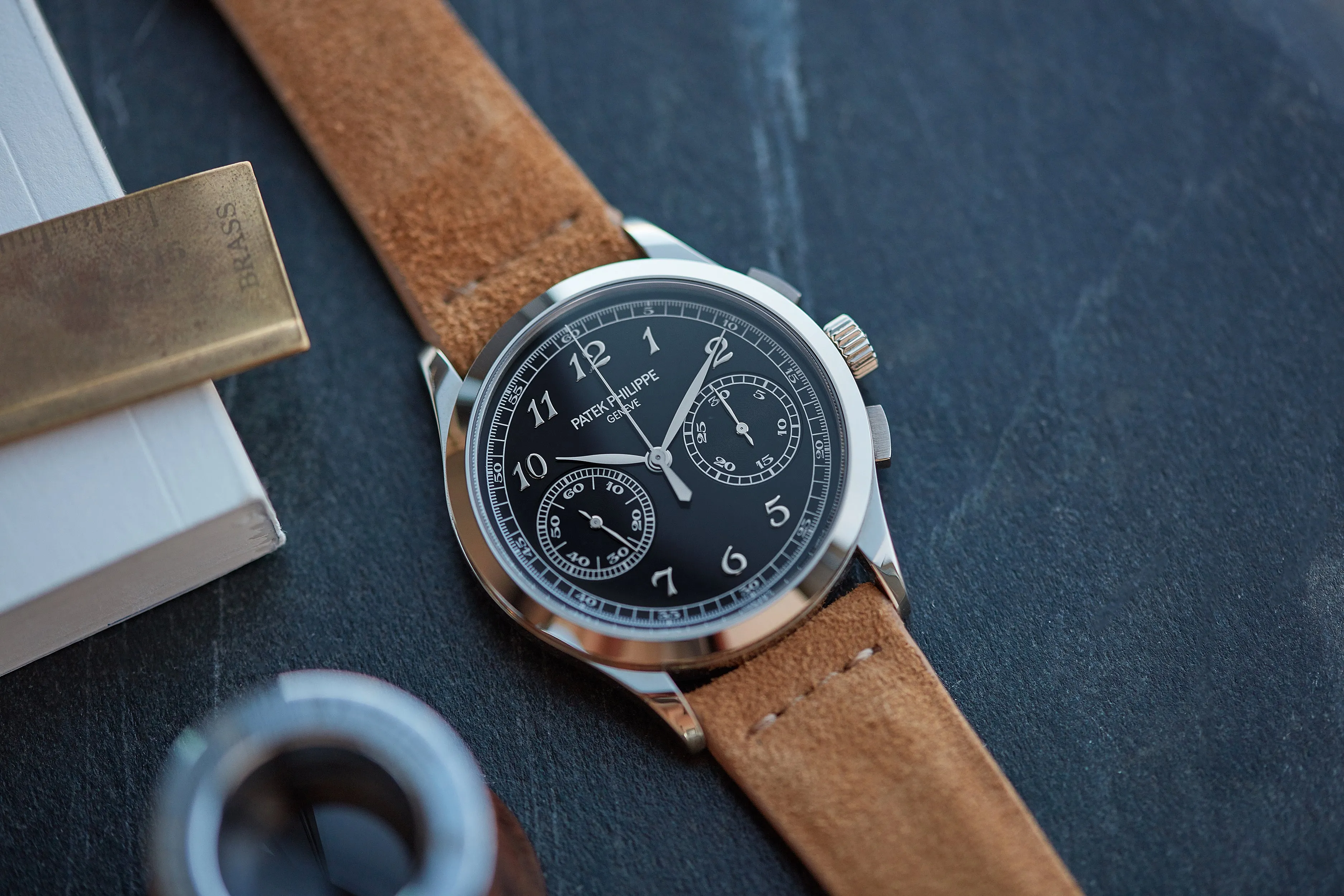 Chronograph 5170G-010 | Black Dial | Grey Gold