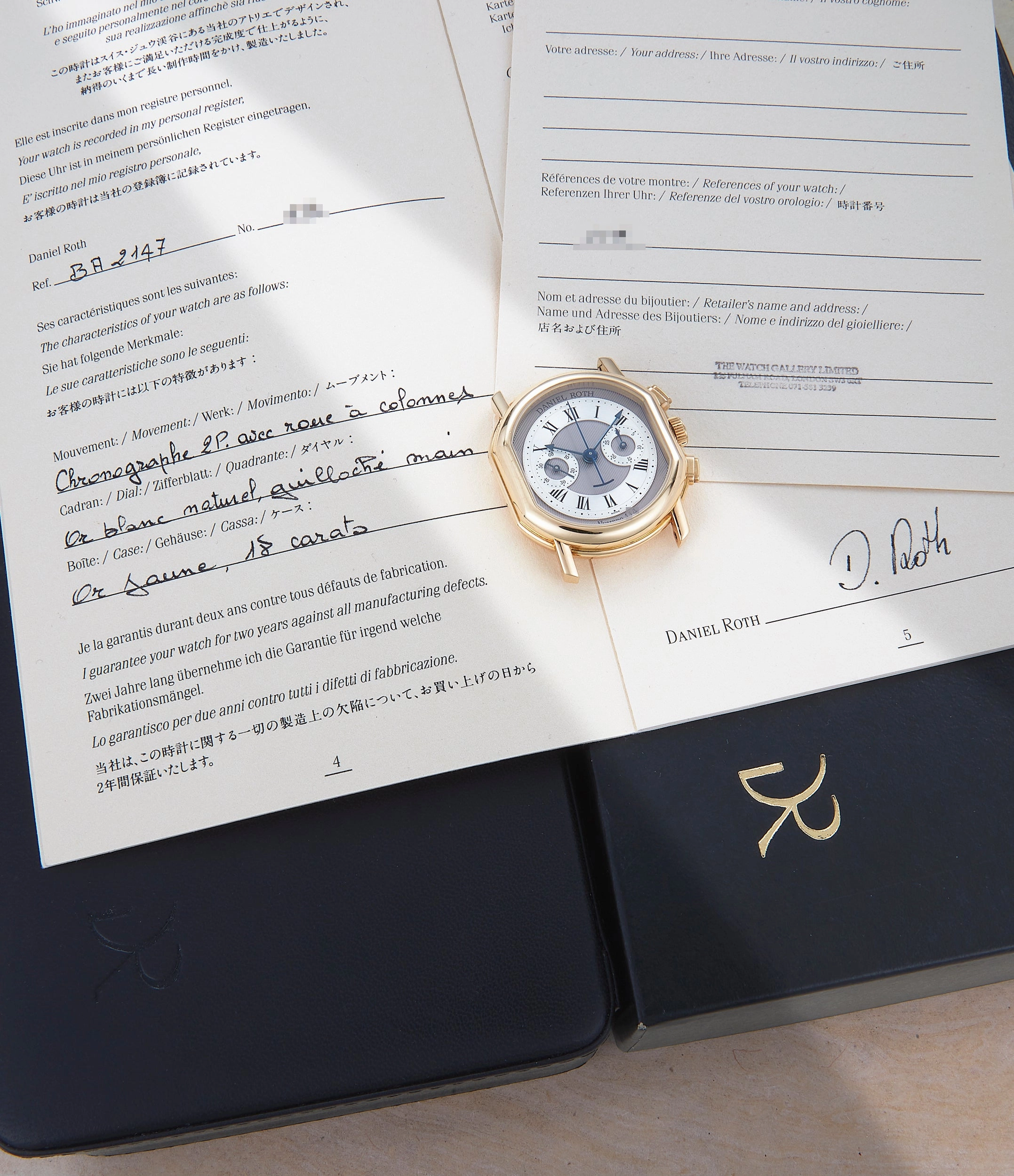 Chronograph | 2147 | Yellow Gold