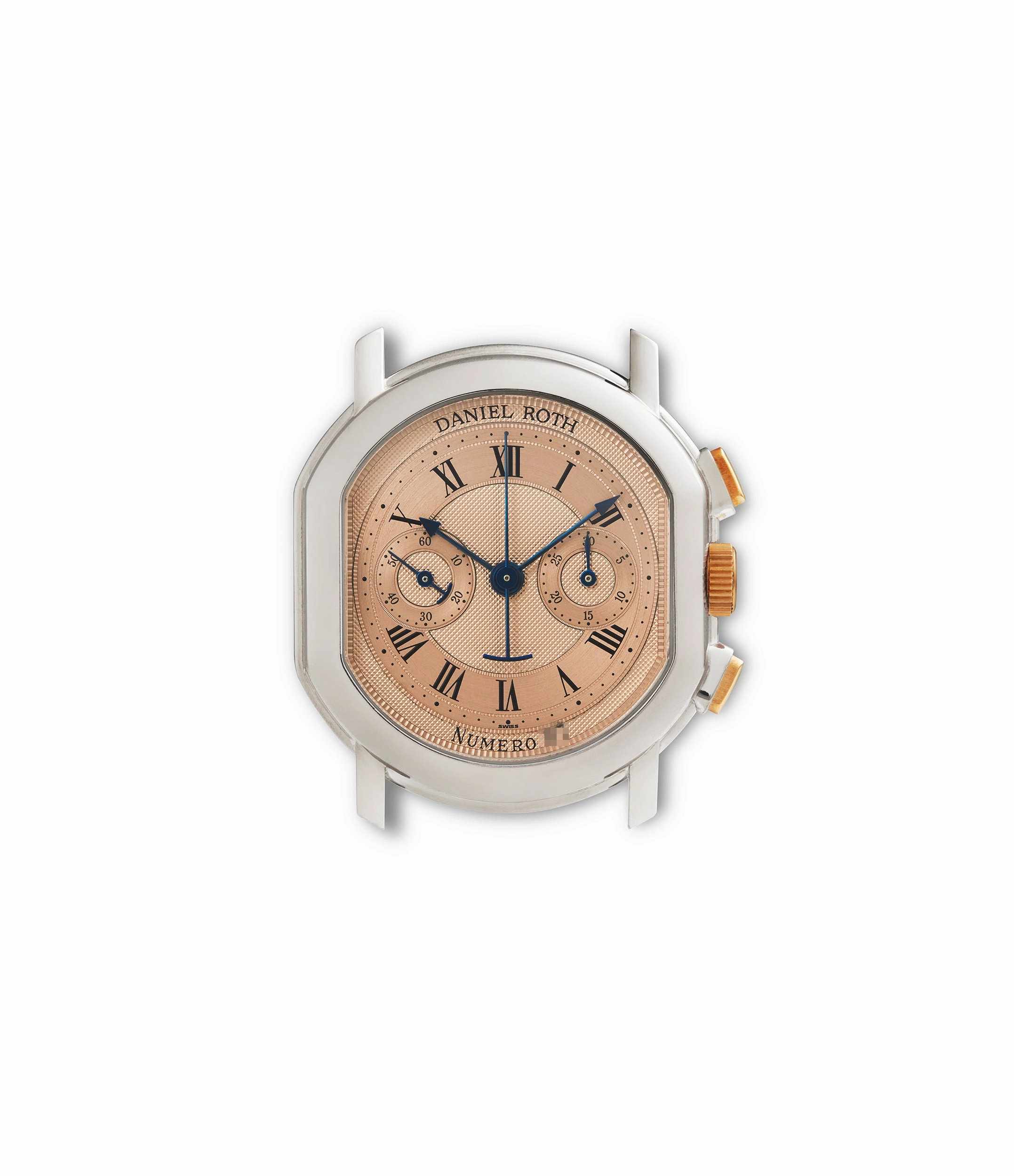 Chronograph | C147 Salmon Dial | White & Rose Gold