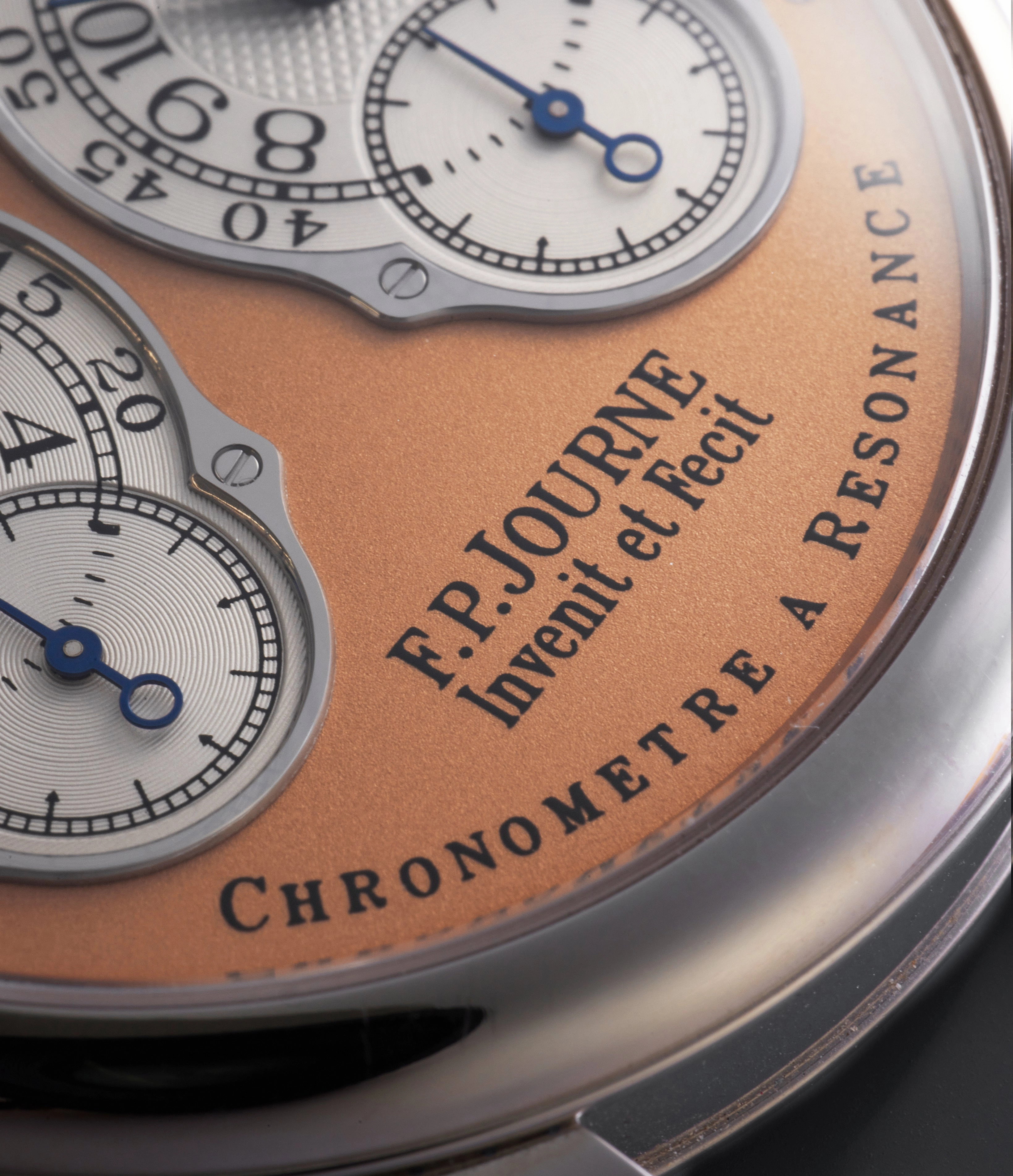 Chronomtre  Rsonance | Platinum