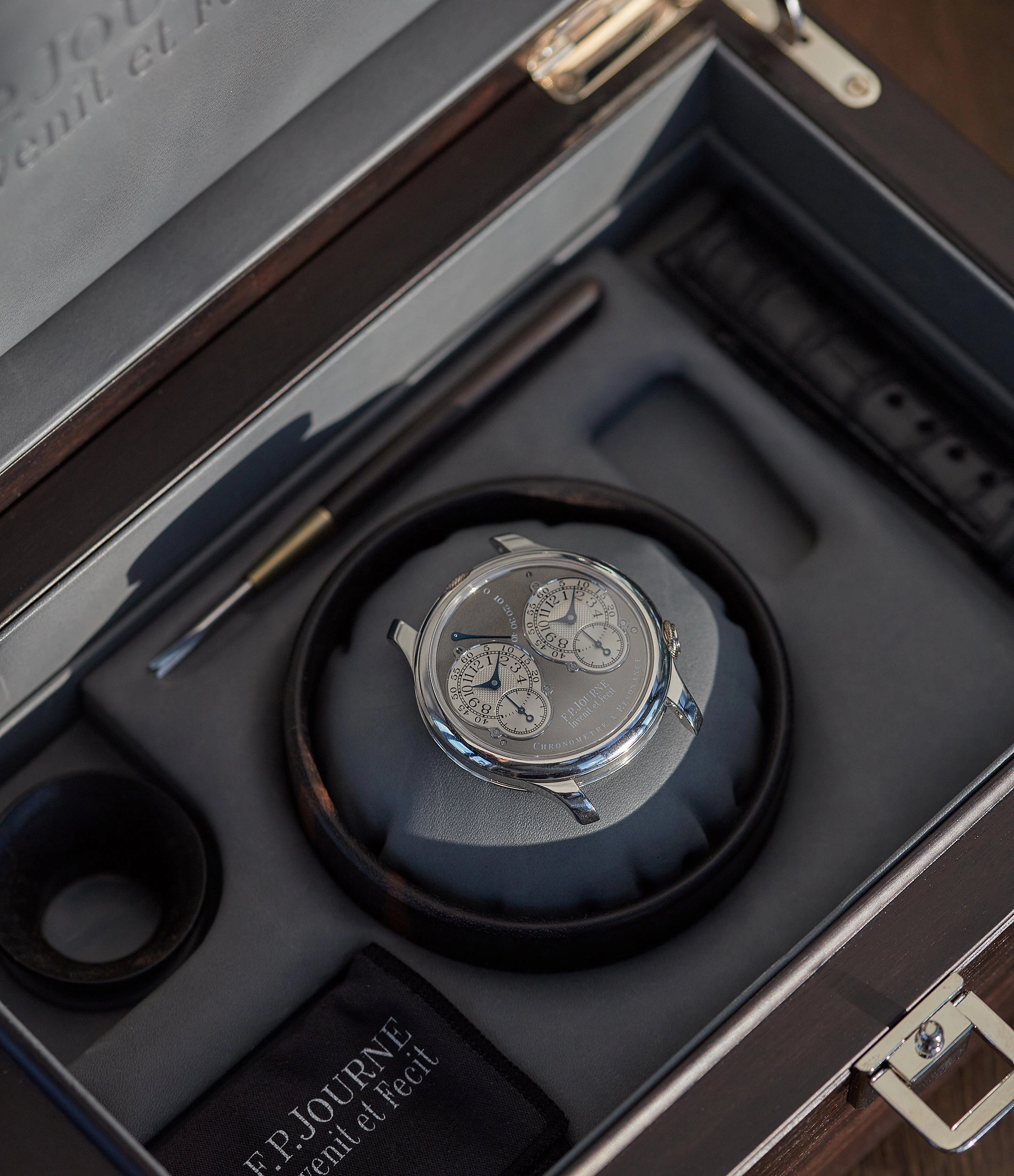 Chronomtre  Rsonance | Ruthenium Dial | 40mm | Platinum