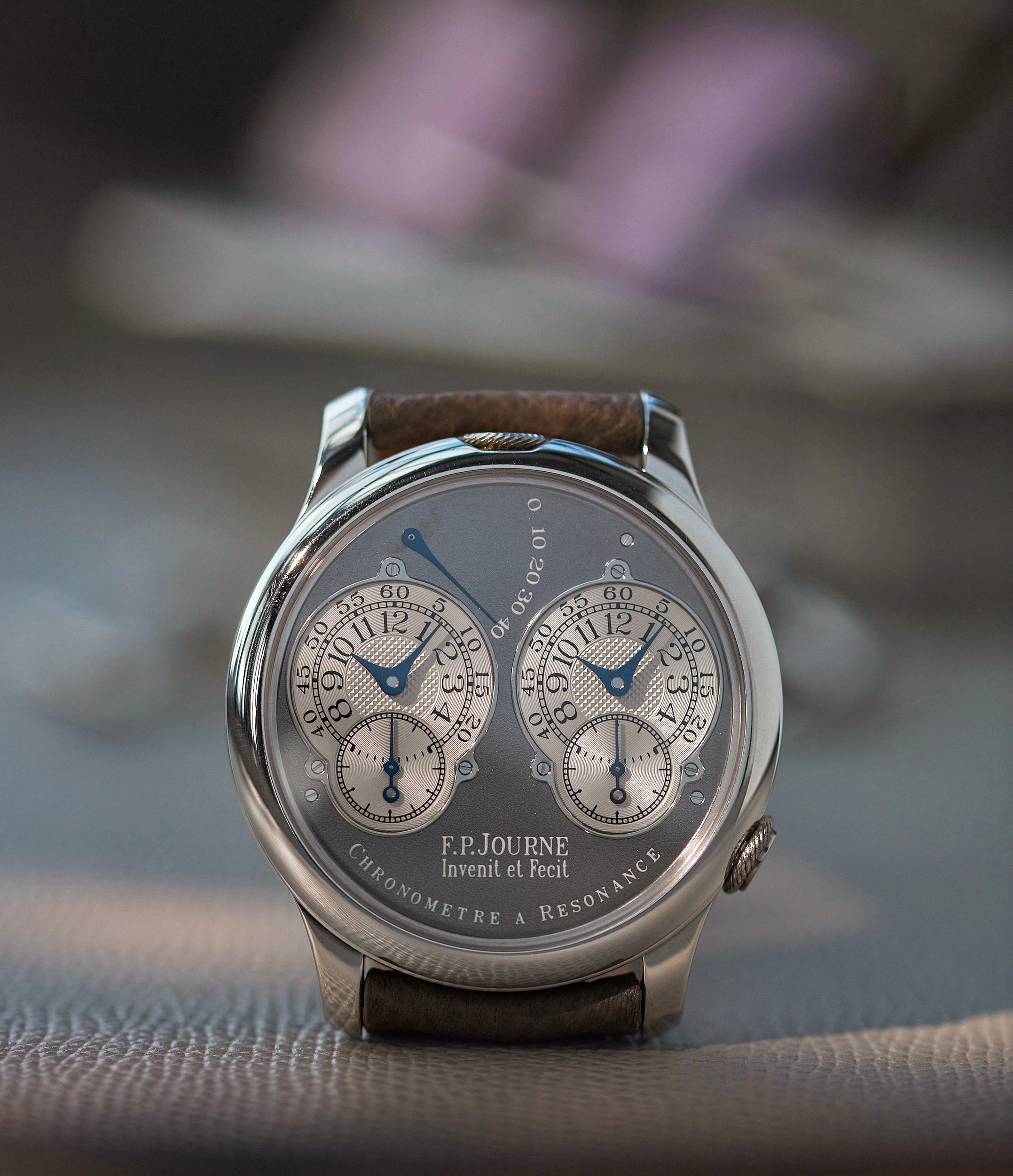 Chronomtre  Rsonance | Ruthenium Dial | 40mm | Platinum