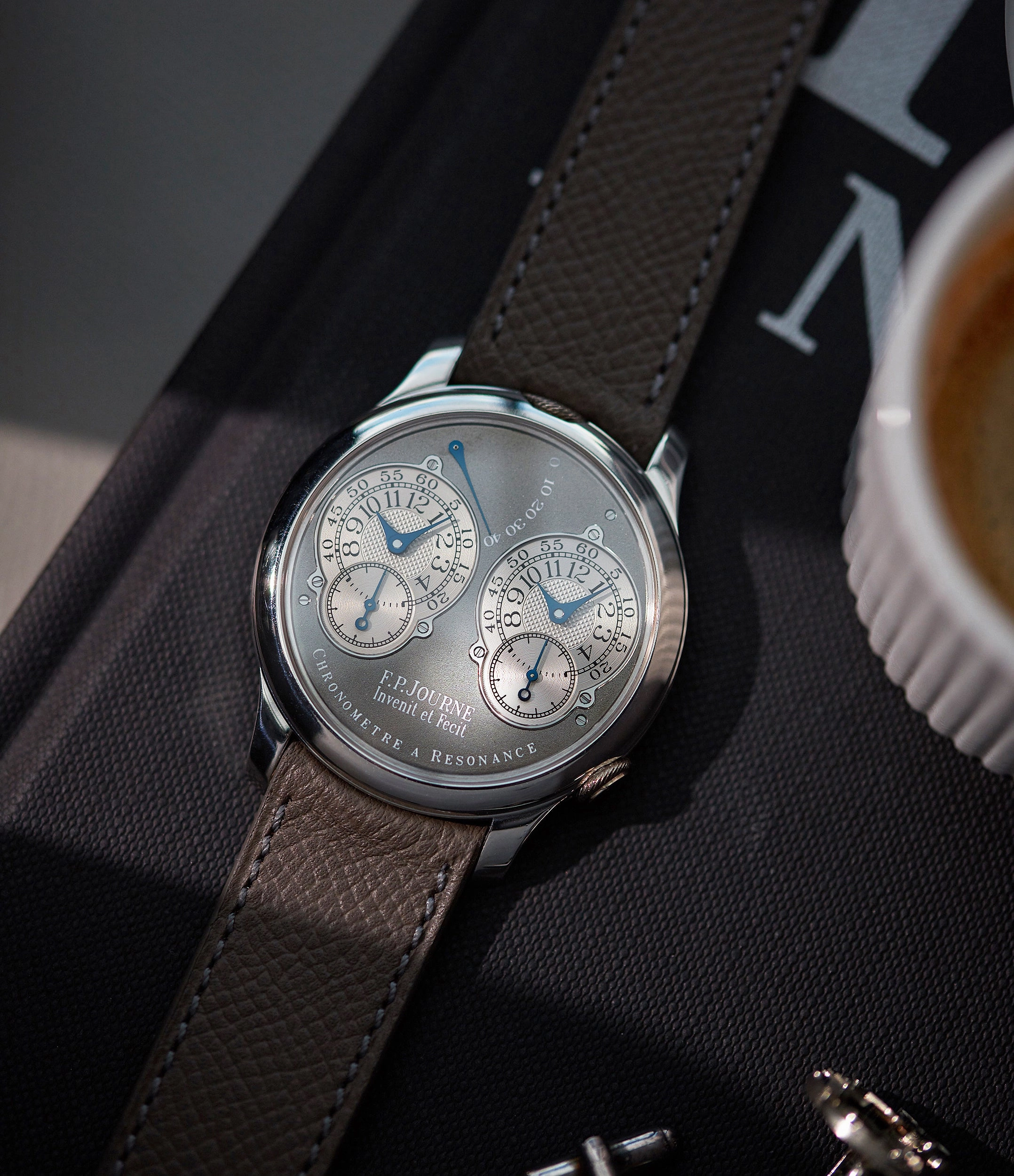 Chronomtre  Rsonance | Ruthenium Dial | 40mm | Platinum