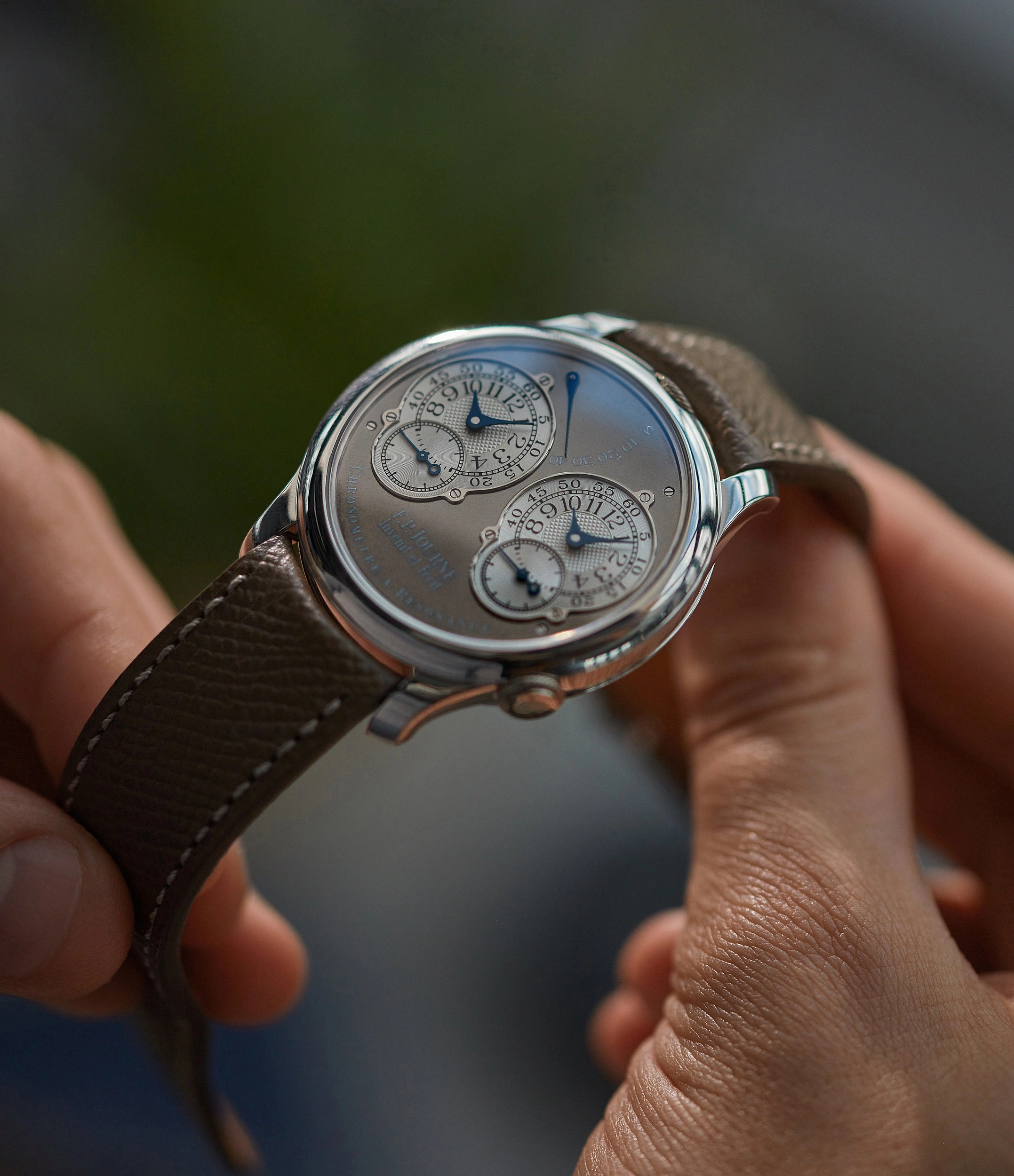 Chronomtre  Rsonance | Ruthenium Dial | 40mm | Platinum