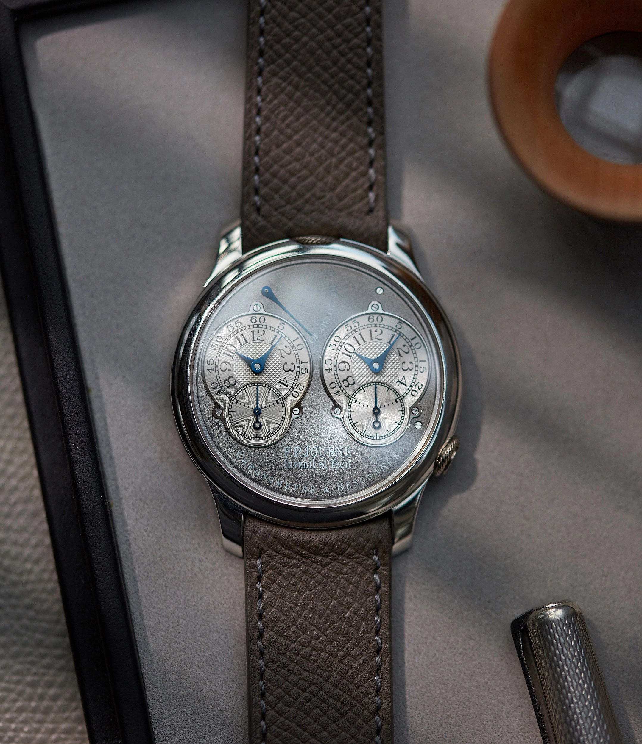 Chronomtre  Rsonance | Ruthenium Dial | 40mm | Platinum