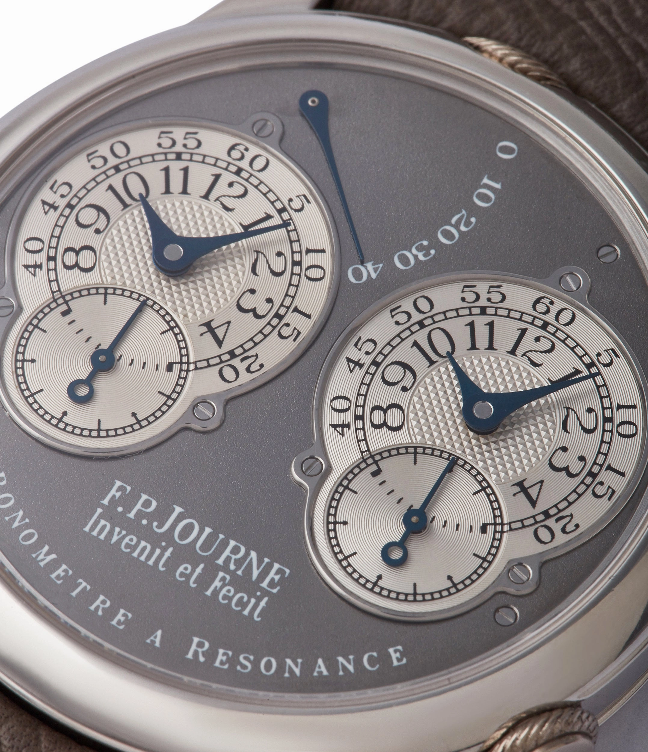 Chronomtre  Rsonance | Ruthenium Dial | 40mm | Platinum