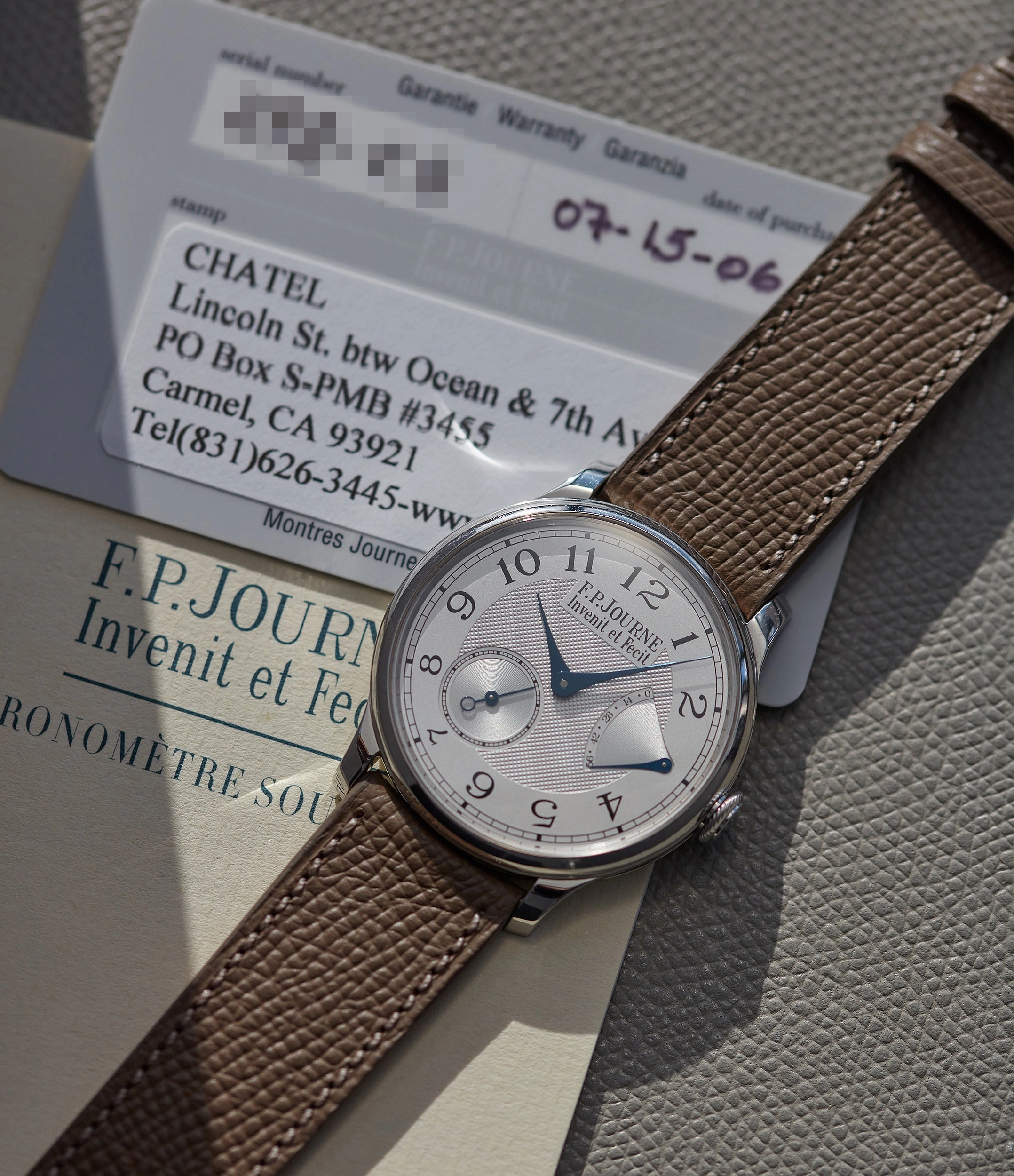 Chronomtre Souverain | 38mm | Platinum