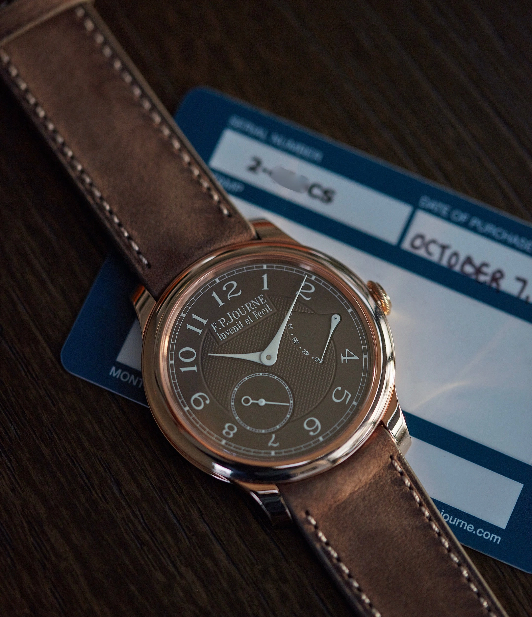 Chronomtre Souverain | Havana | Rose Gold