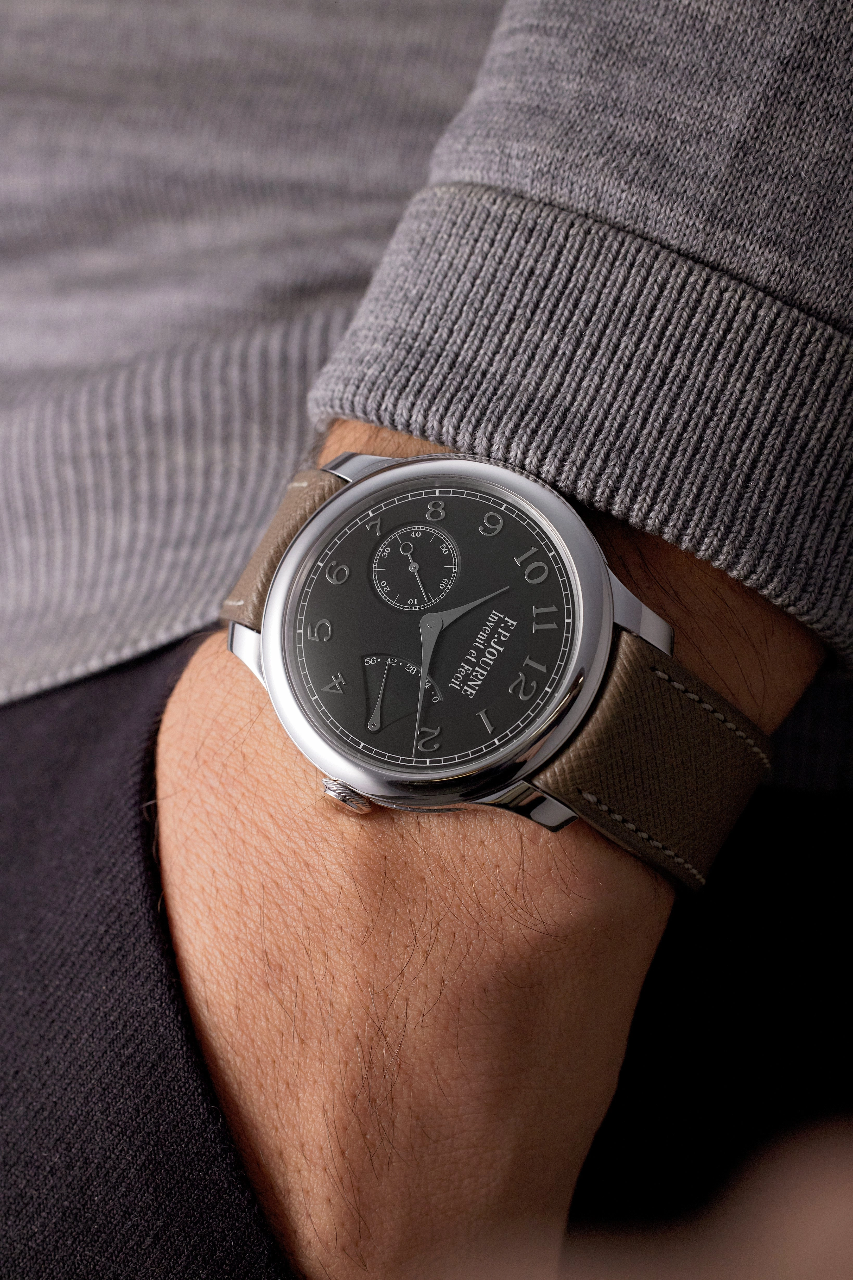 Chronomtre Souverain Black Label | Platinum
