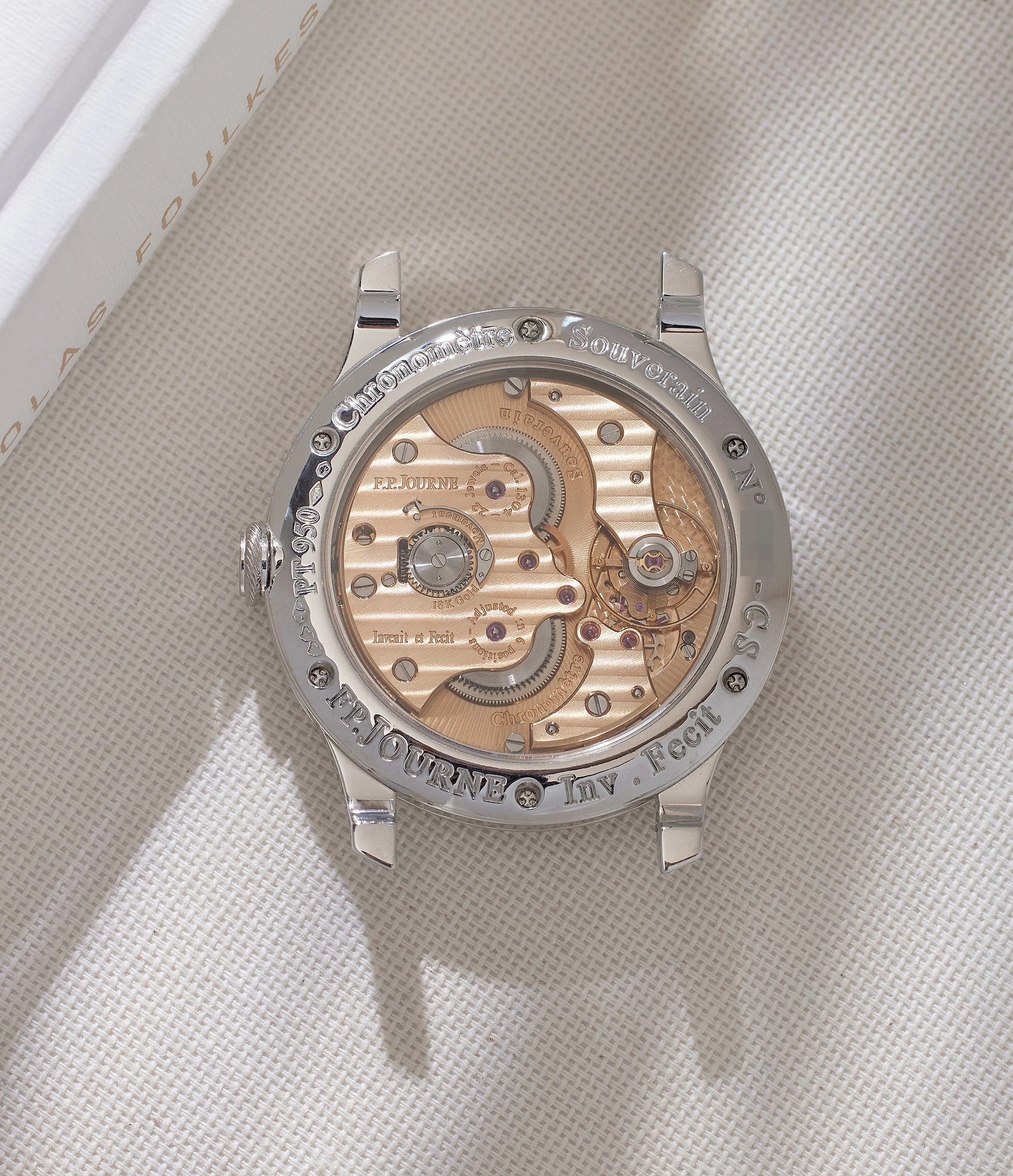 Chronomtre Souverain de Boulle | Platinum