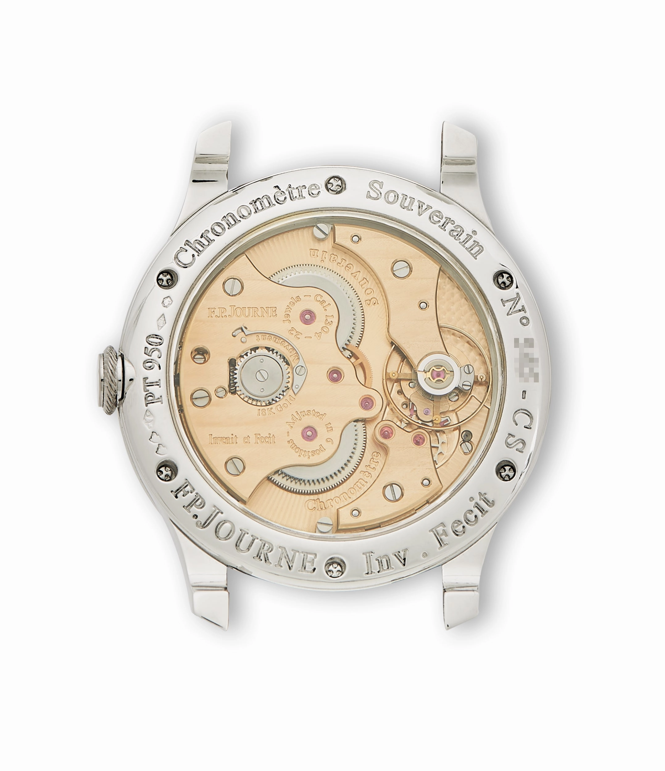 Chronomtre Souverain de Boulle | Platinum
