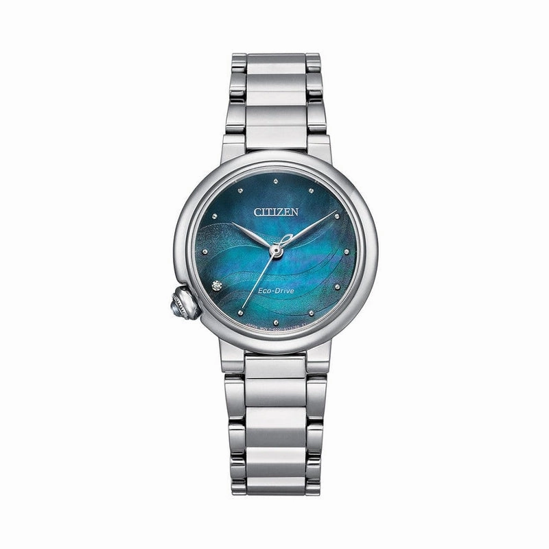 Citizen Eco-drive Ladies Mother of Pearl Stainless Steel