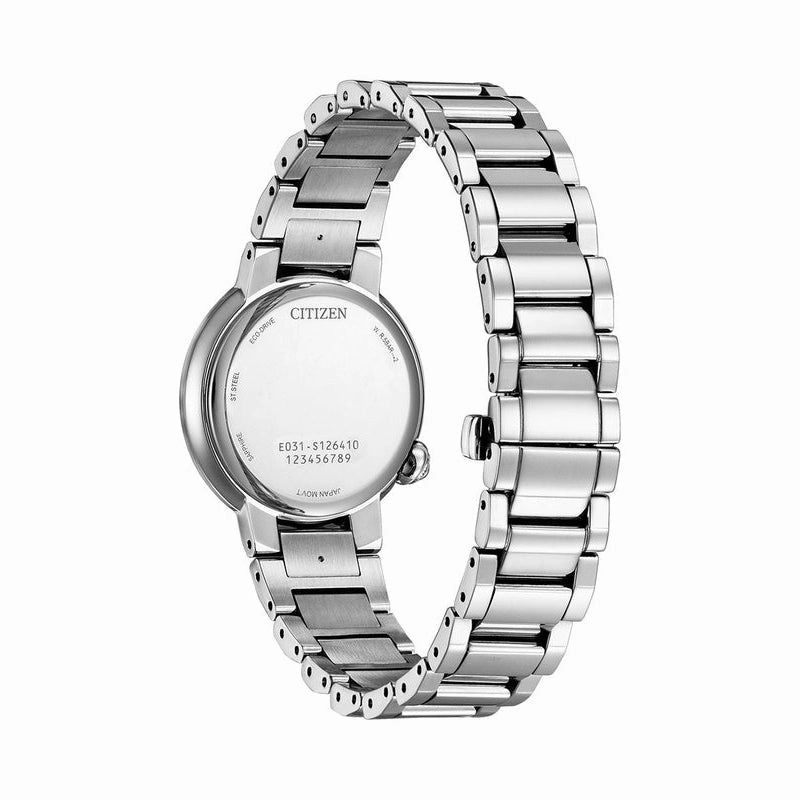 Citizen Eco-drive Ladies Mother of Pearl Stainless Steel