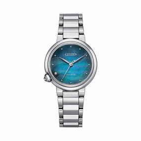 Citizen Eco-drive Ladies Mother of Pearl Stainless Steel