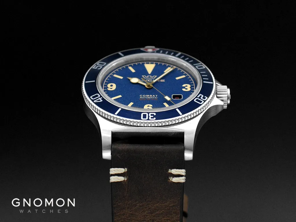 Combat SUB 42 Vintage Blue  Leather Ref. GL0417