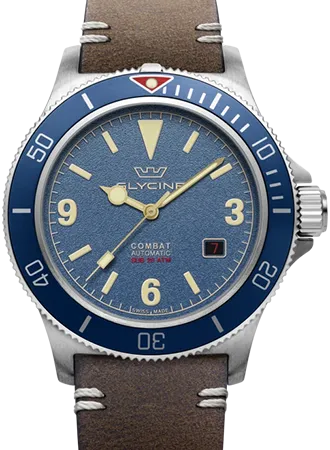 Combat SUB 42 Vintage Blue  Leather Ref. GL0417