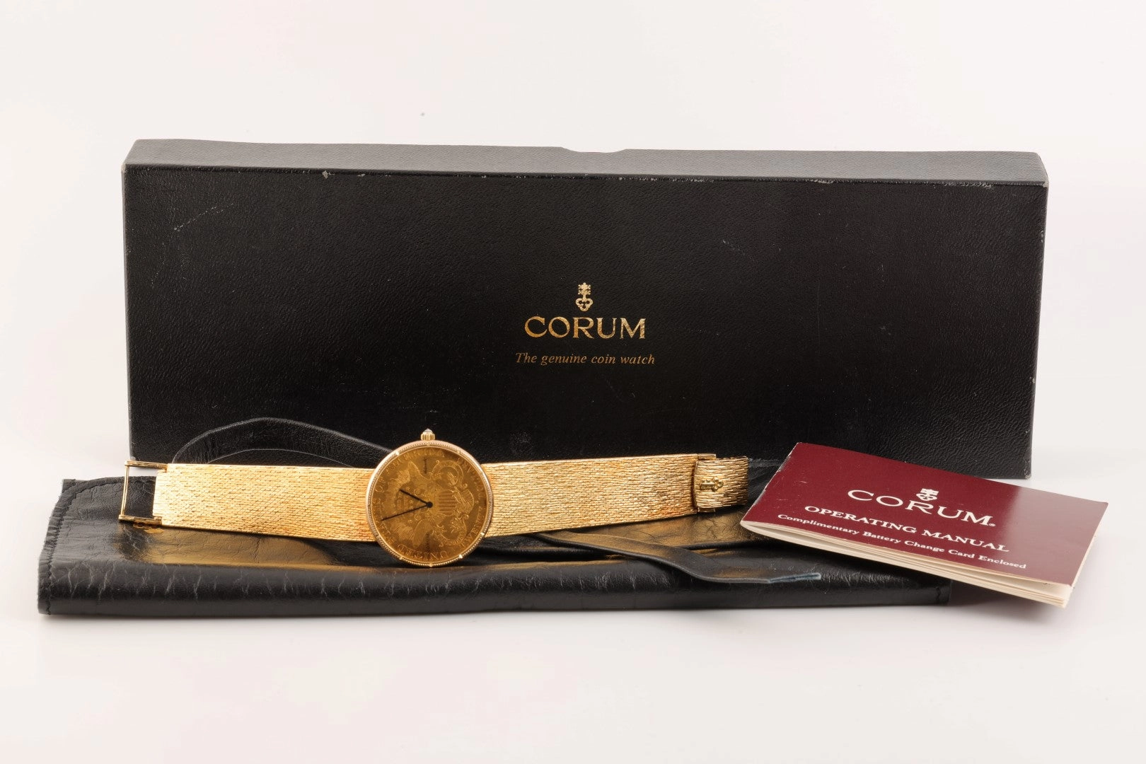 Corum $20 Liberty Head Double Eagle 18K Yellow Gold 35mm Watch (113.30g.)