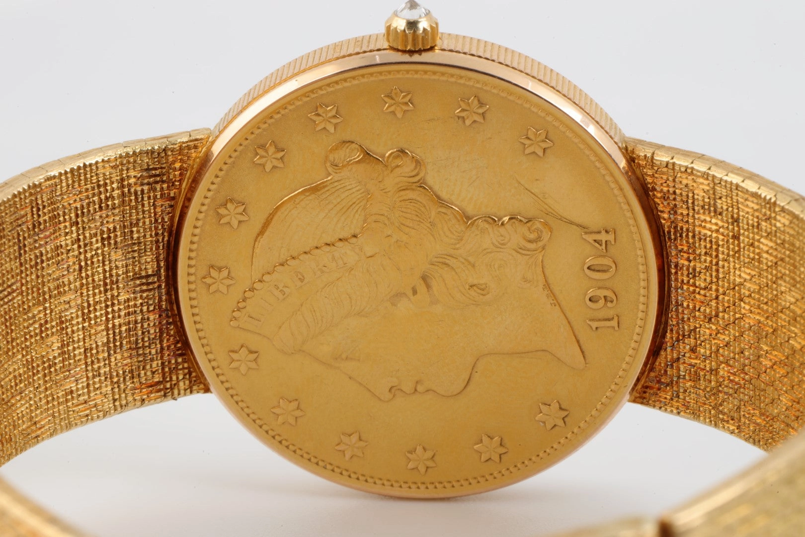 Corum $20 Liberty Head Double Eagle 18K Yellow Gold 35mm Watch (113.30g.)