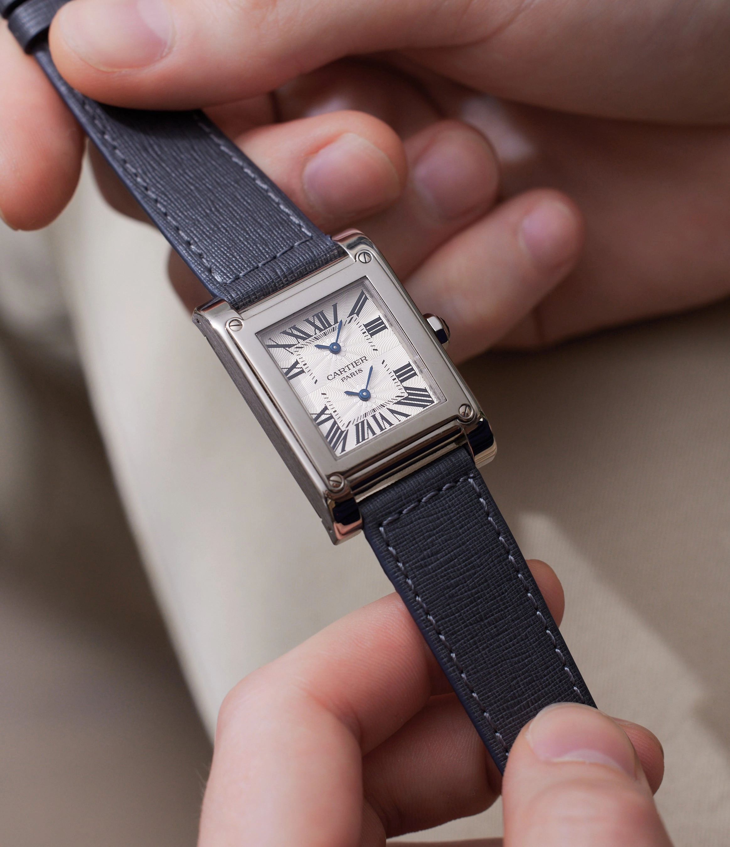CPCP Tank  Vis | Dual Time | White Gold