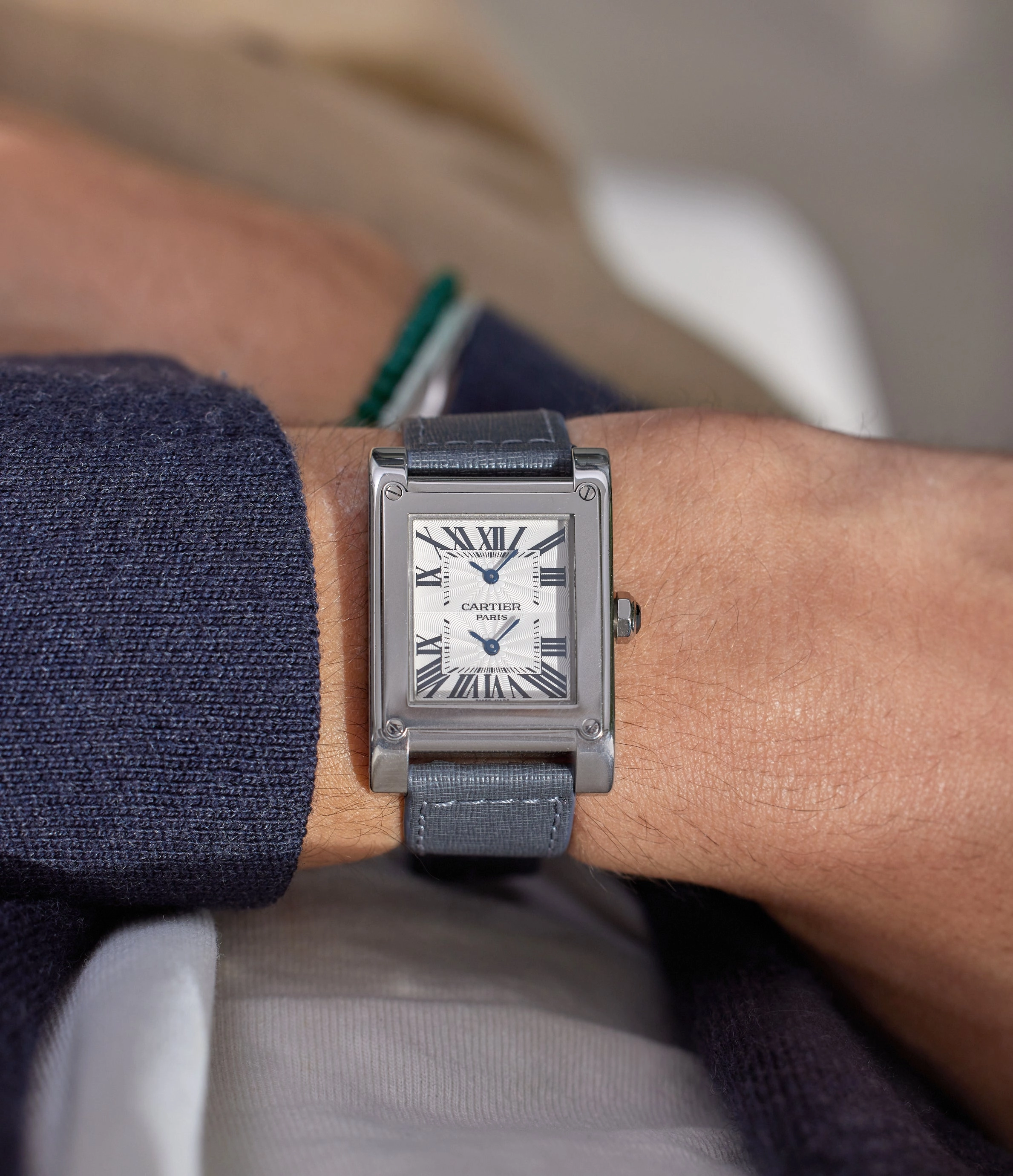 CPCP Tank  Vis | Dual Time | White Gold