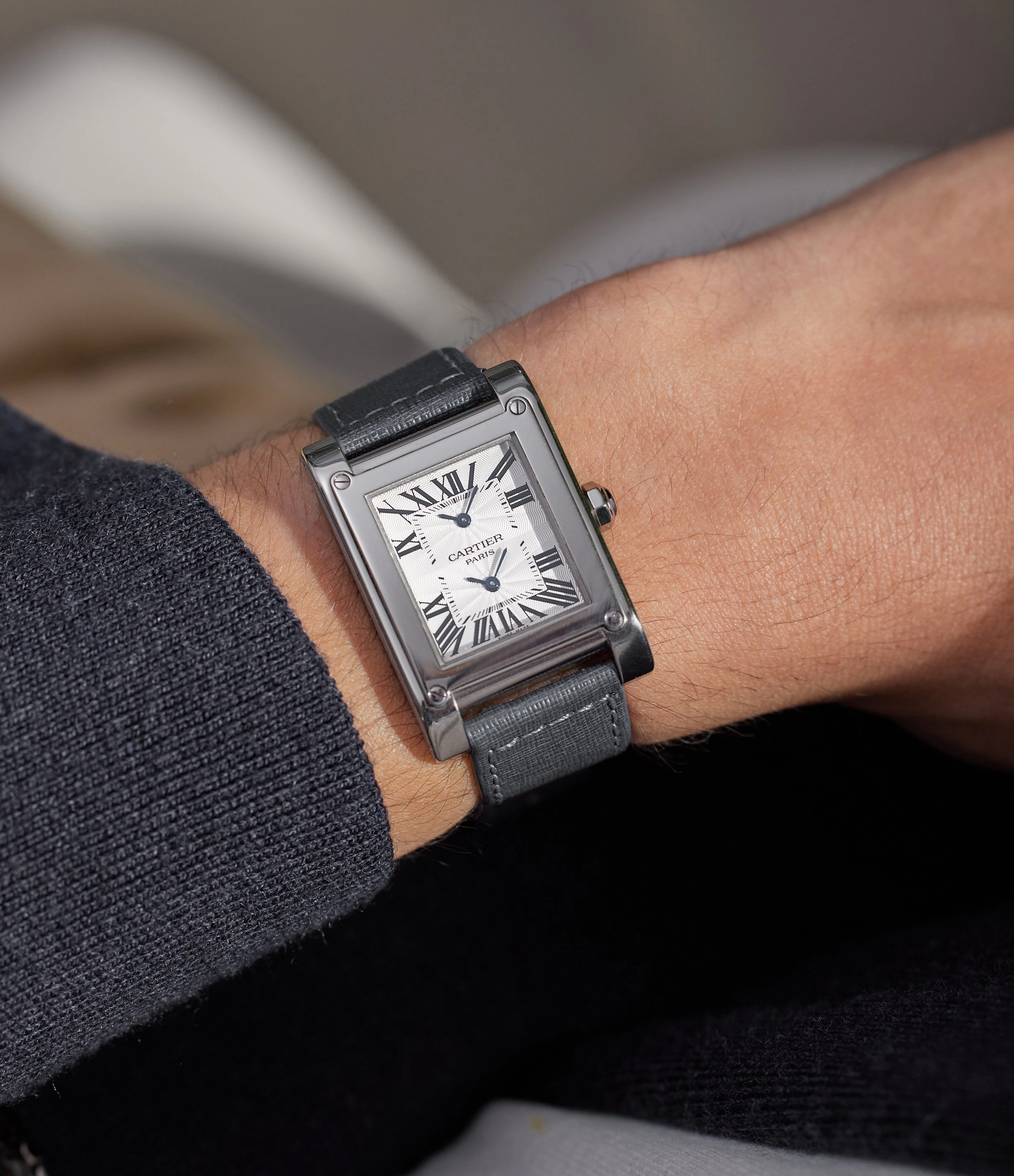 CPCP Tank  Vis | Dual Time | White Gold